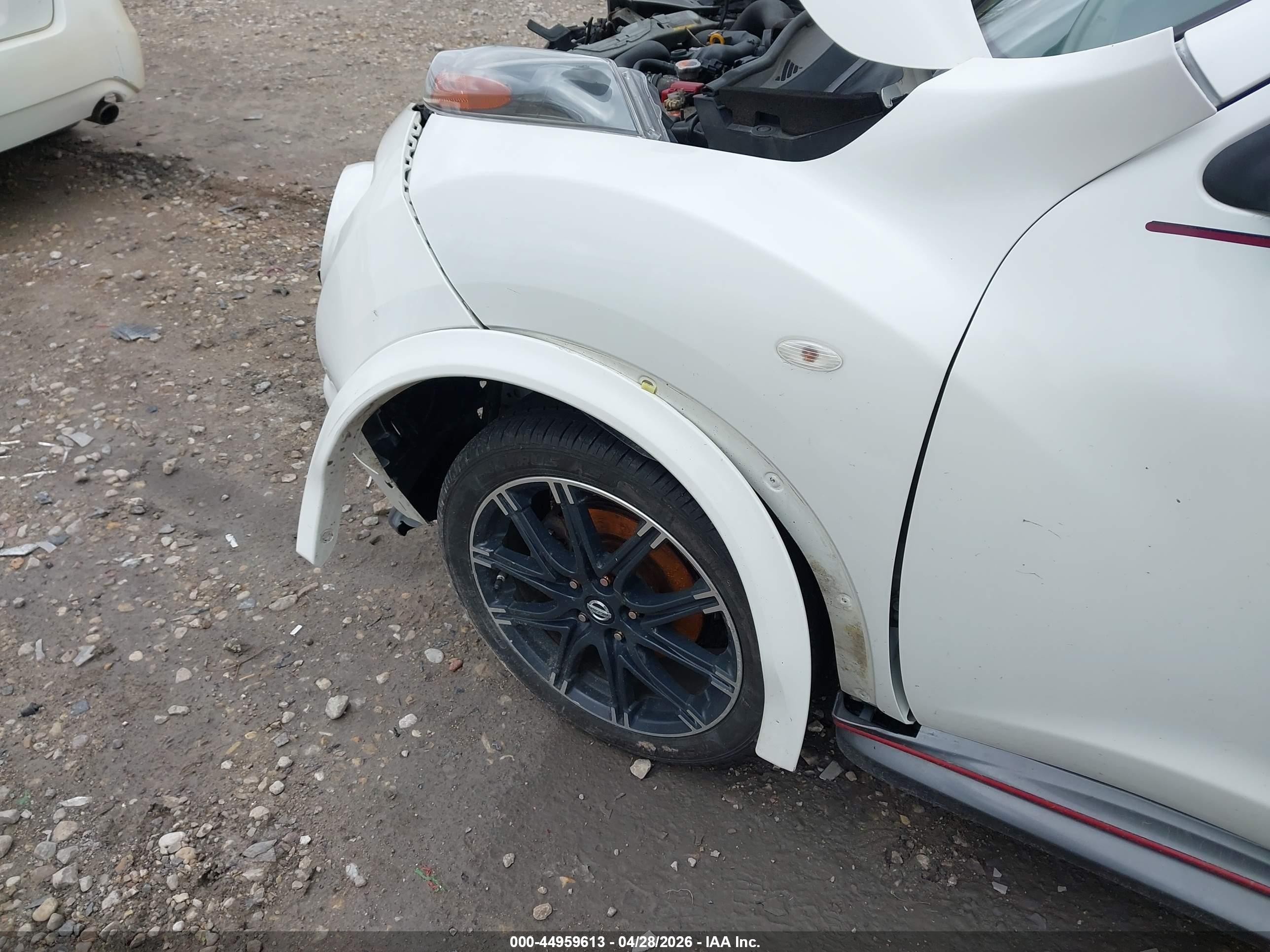 2014 Nissan Juke Nismo White vin: JN8AF5MV7ET365159