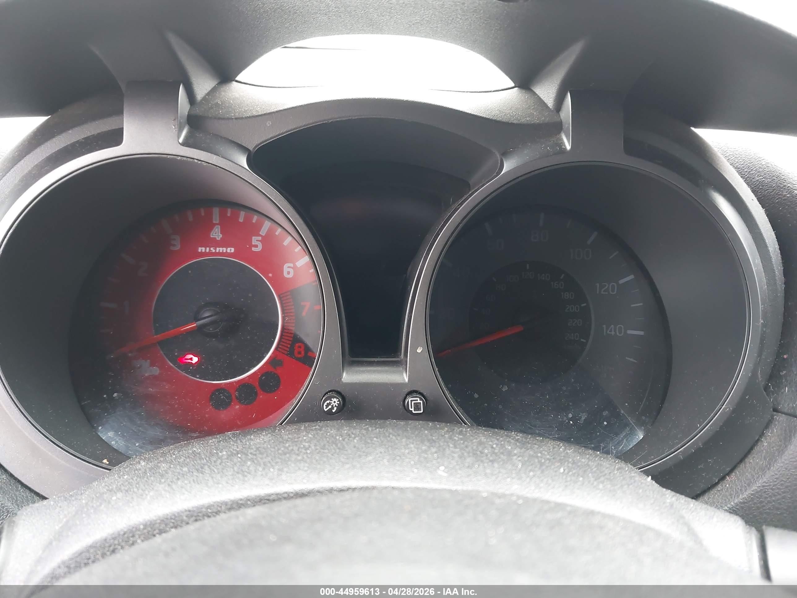 2014 Nissan Juke Nismo White vin: JN8AF5MV7ET365159