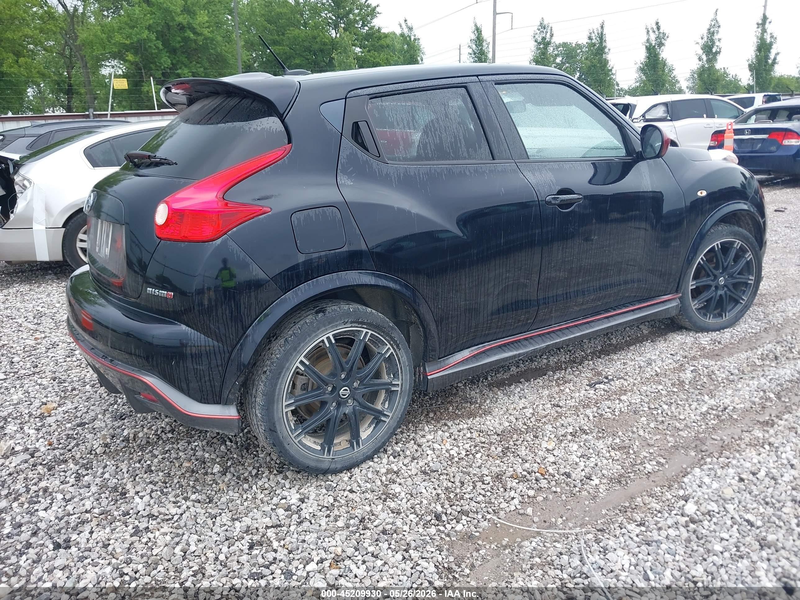 2014 Nissan Juke Nismo Black vin: JN8AF5MV7ET365565