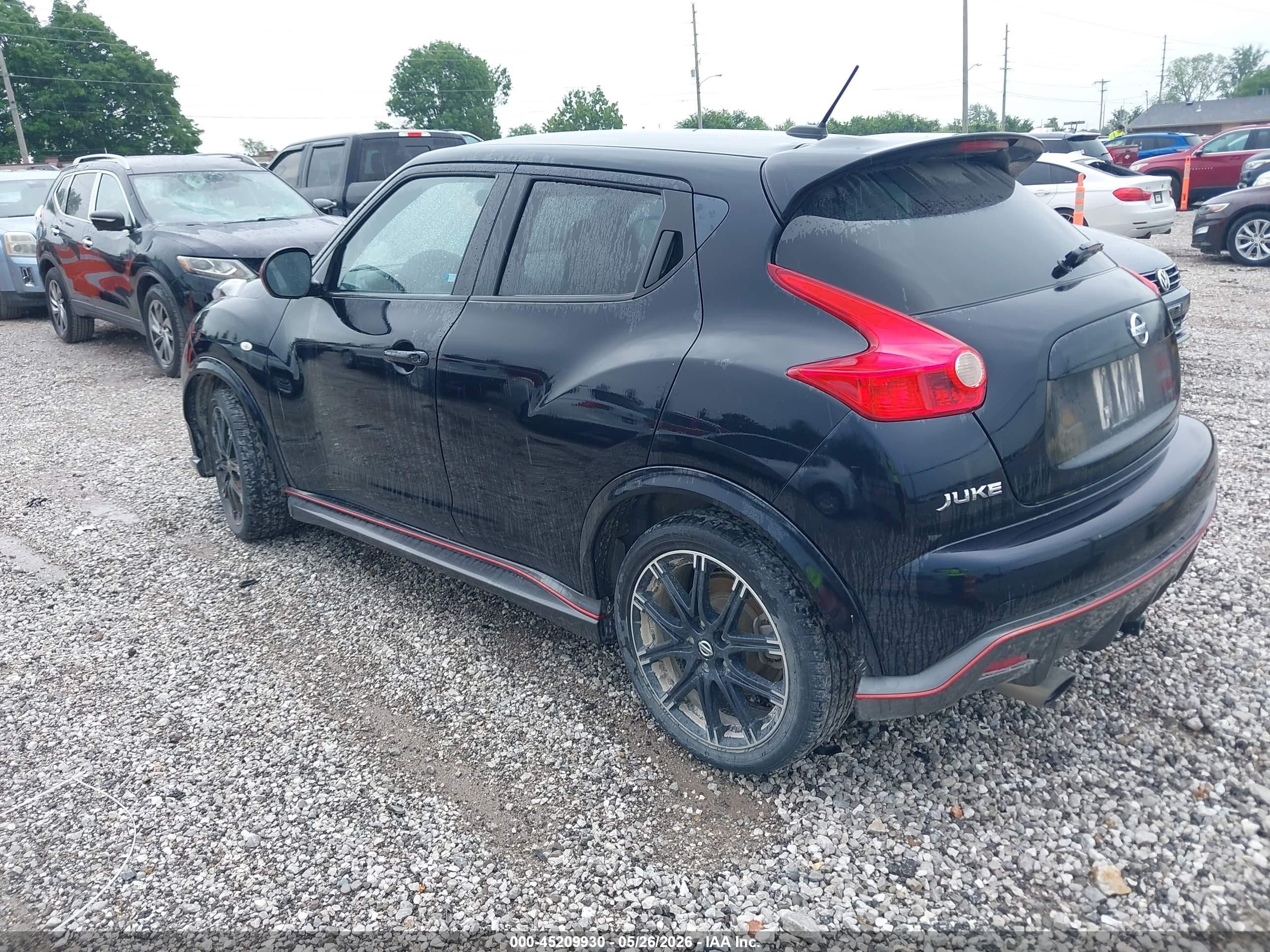 2014 Nissan Juke Nismo Black vin: JN8AF5MV7ET365565