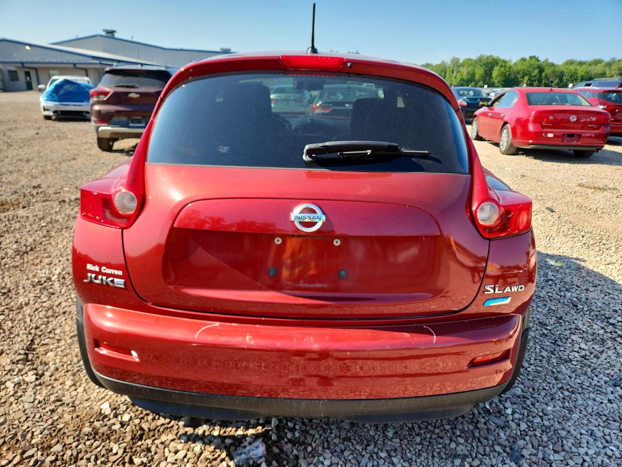 2014 Nissan Juke Sl Красный vin: JN8AF5MV7ET482451