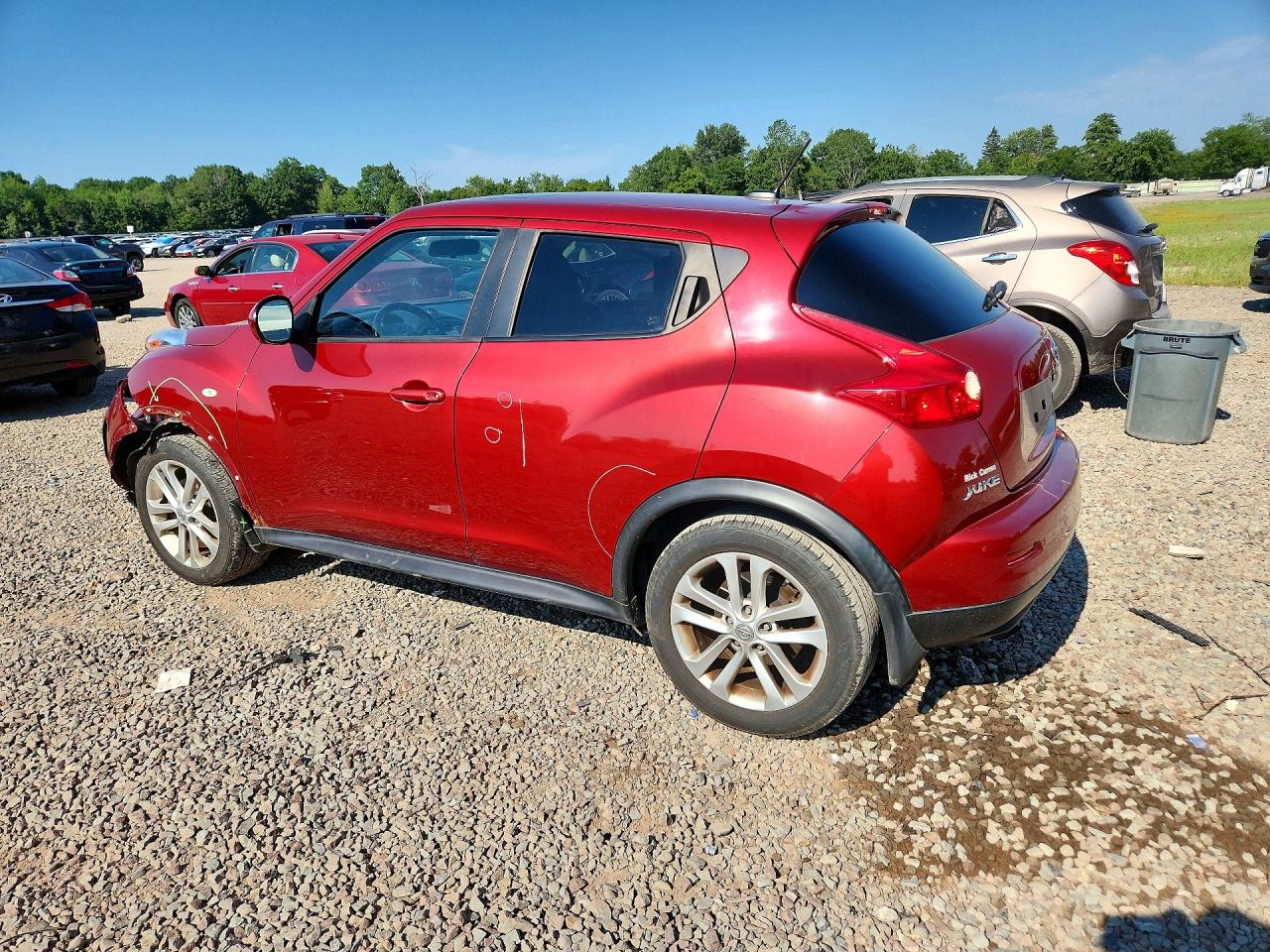 2014 Nissan Juke Sl Красный vin: JN8AF5MV7ET482451