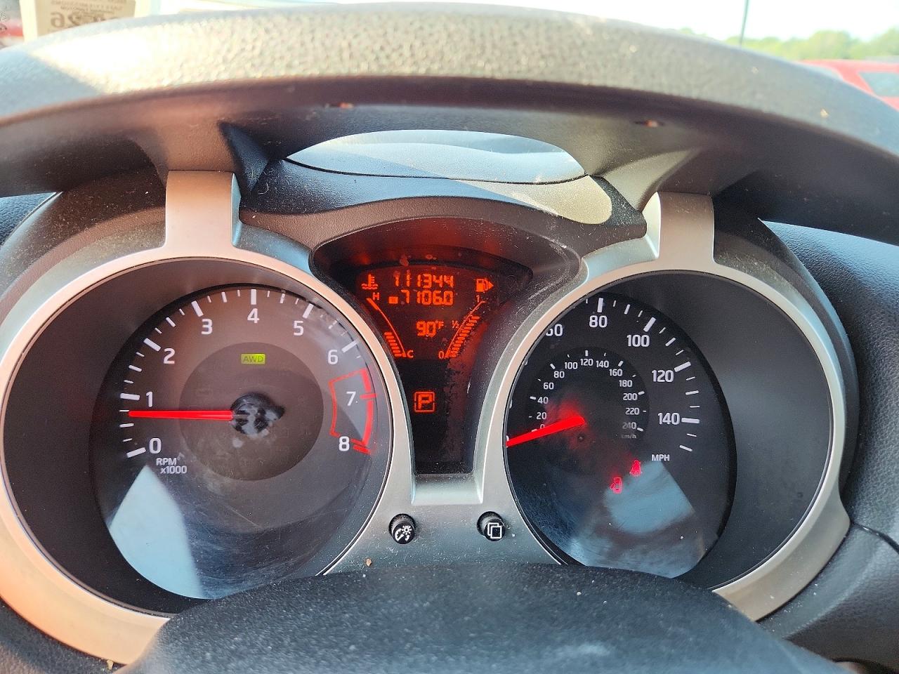 2014 Nissan Juke Sl Красный vin: JN8AF5MV7ET482451