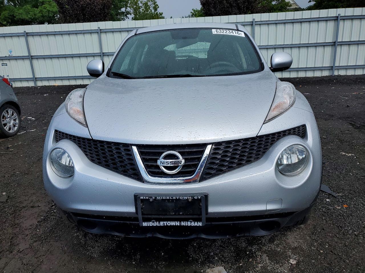 2014 Nissan Juke S Silver vin: JN8AF5MV7ET482532