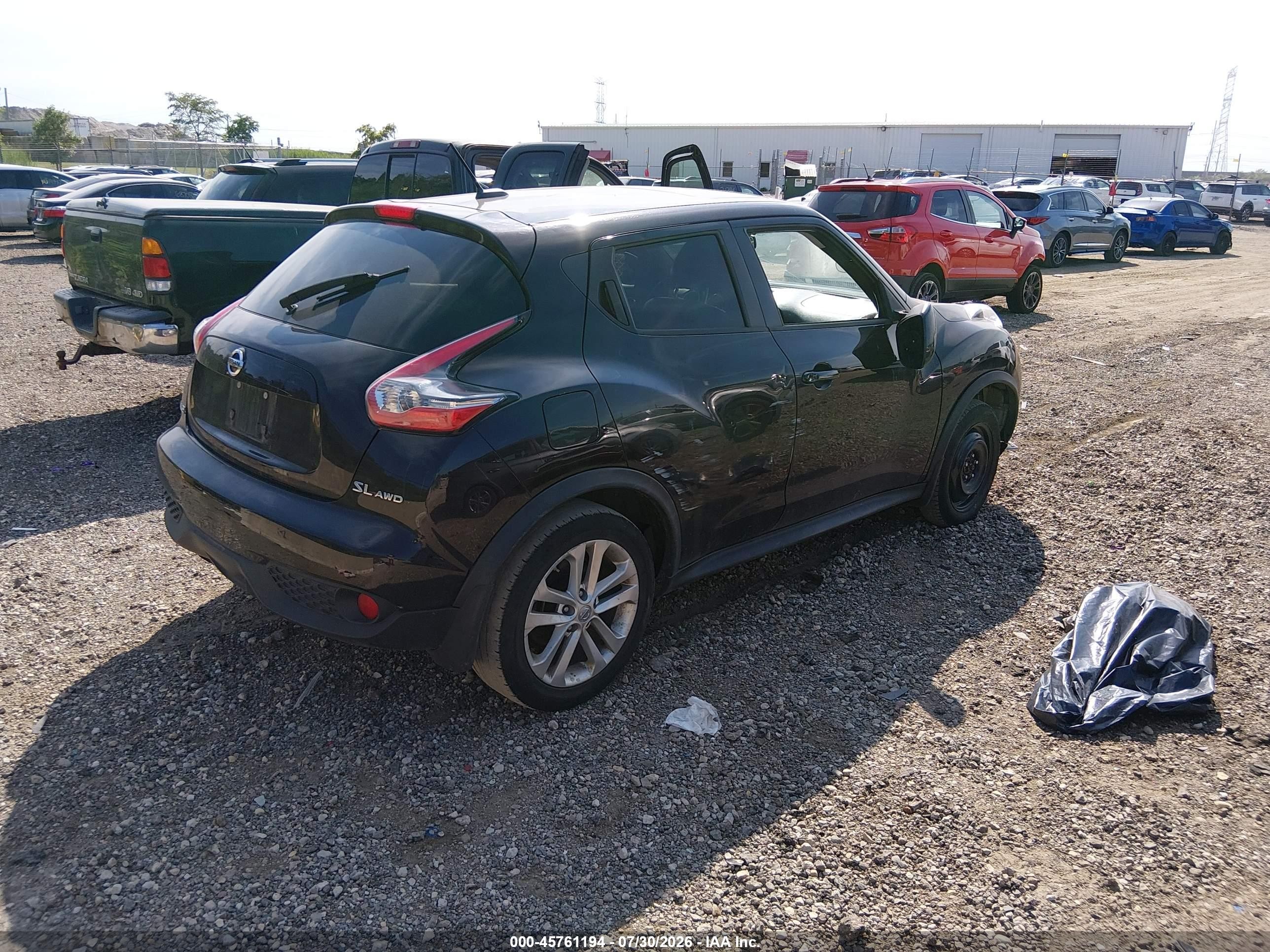 2015 Nissan Juke Sl Purple vin: JN8AF5MV7FT550152