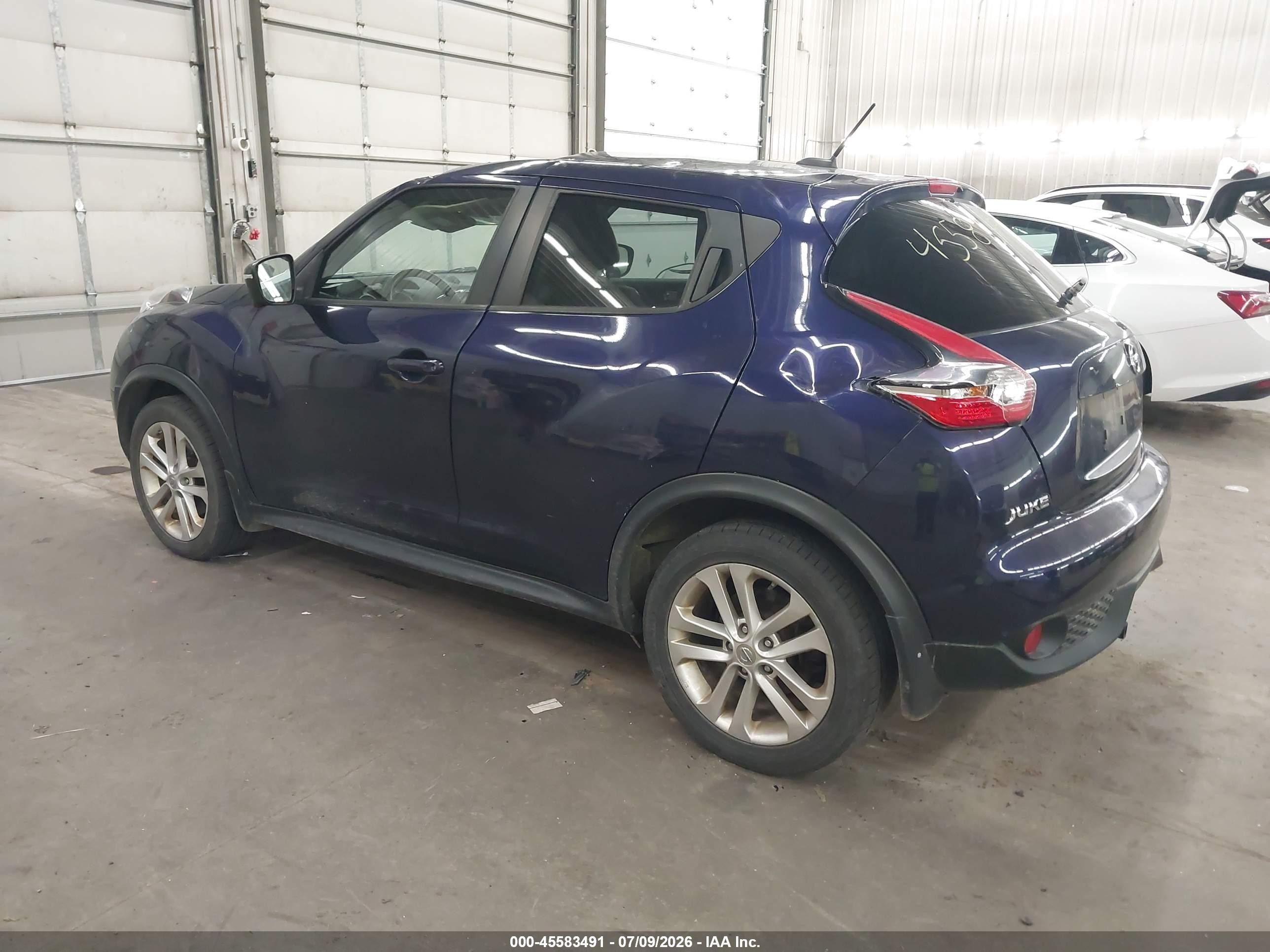 2015 Nissan Juke Sl Blue vin: JN8AF5MV7FT553567