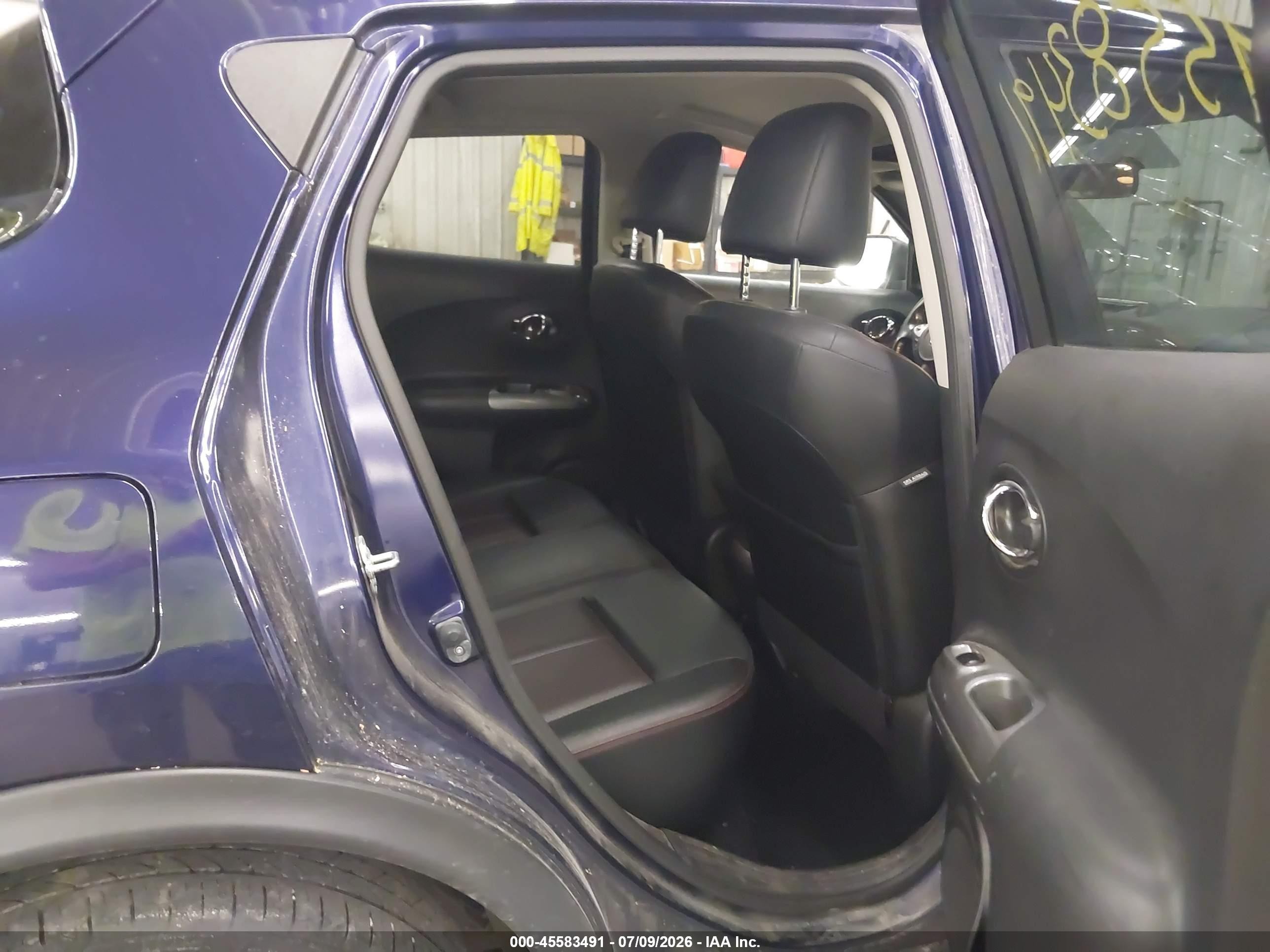 2015 Nissan Juke Sl Blue vin: JN8AF5MV7FT553567