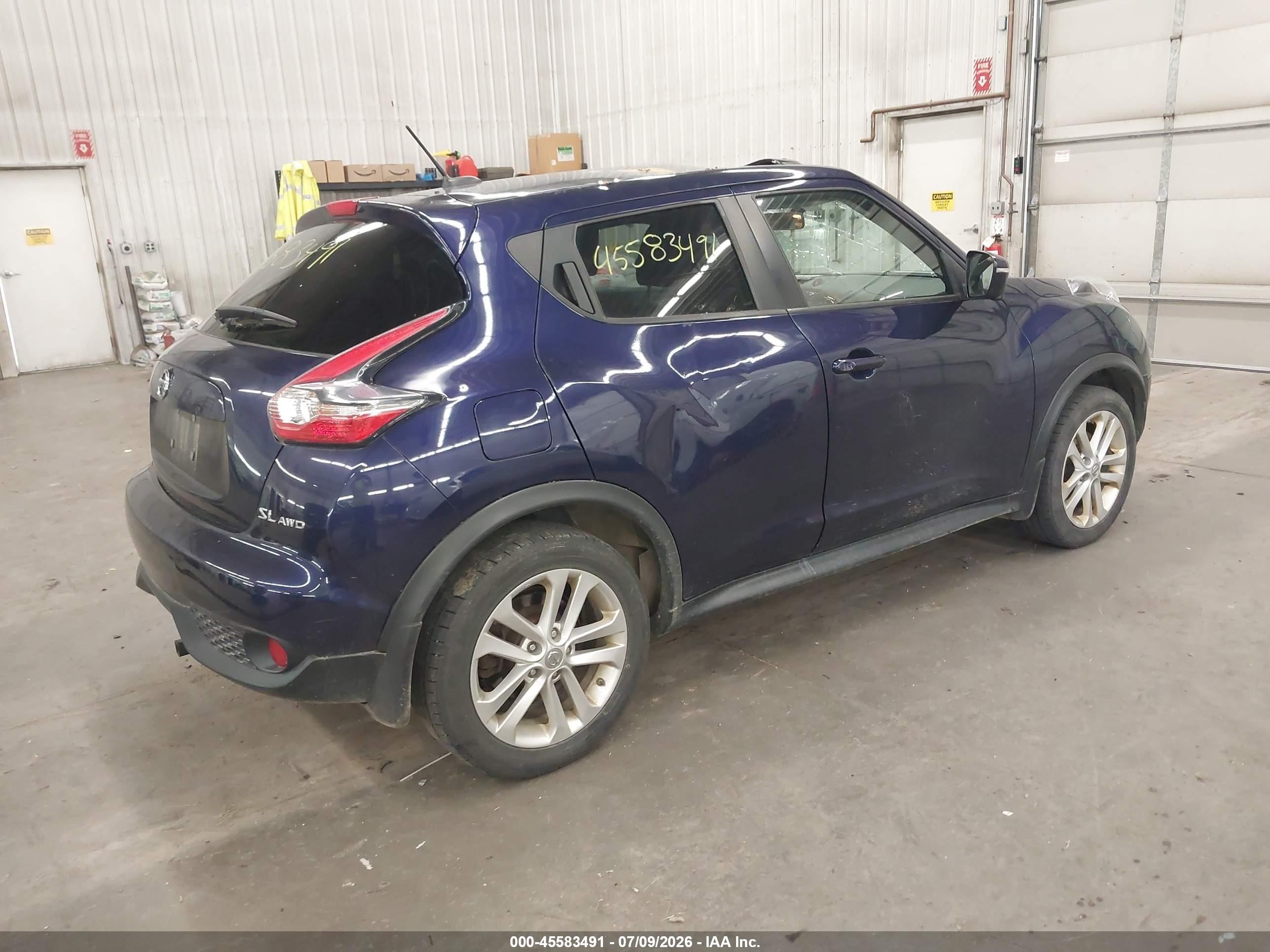 2015 Nissan Juke Sl Blue vin: JN8AF5MV7FT553567