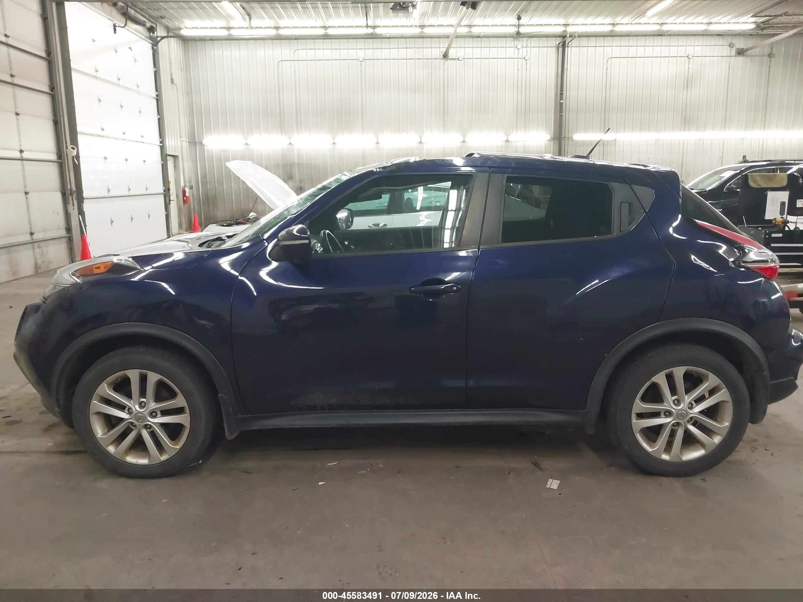2015 Nissan Juke Sl Blue vin: JN8AF5MV7FT553567