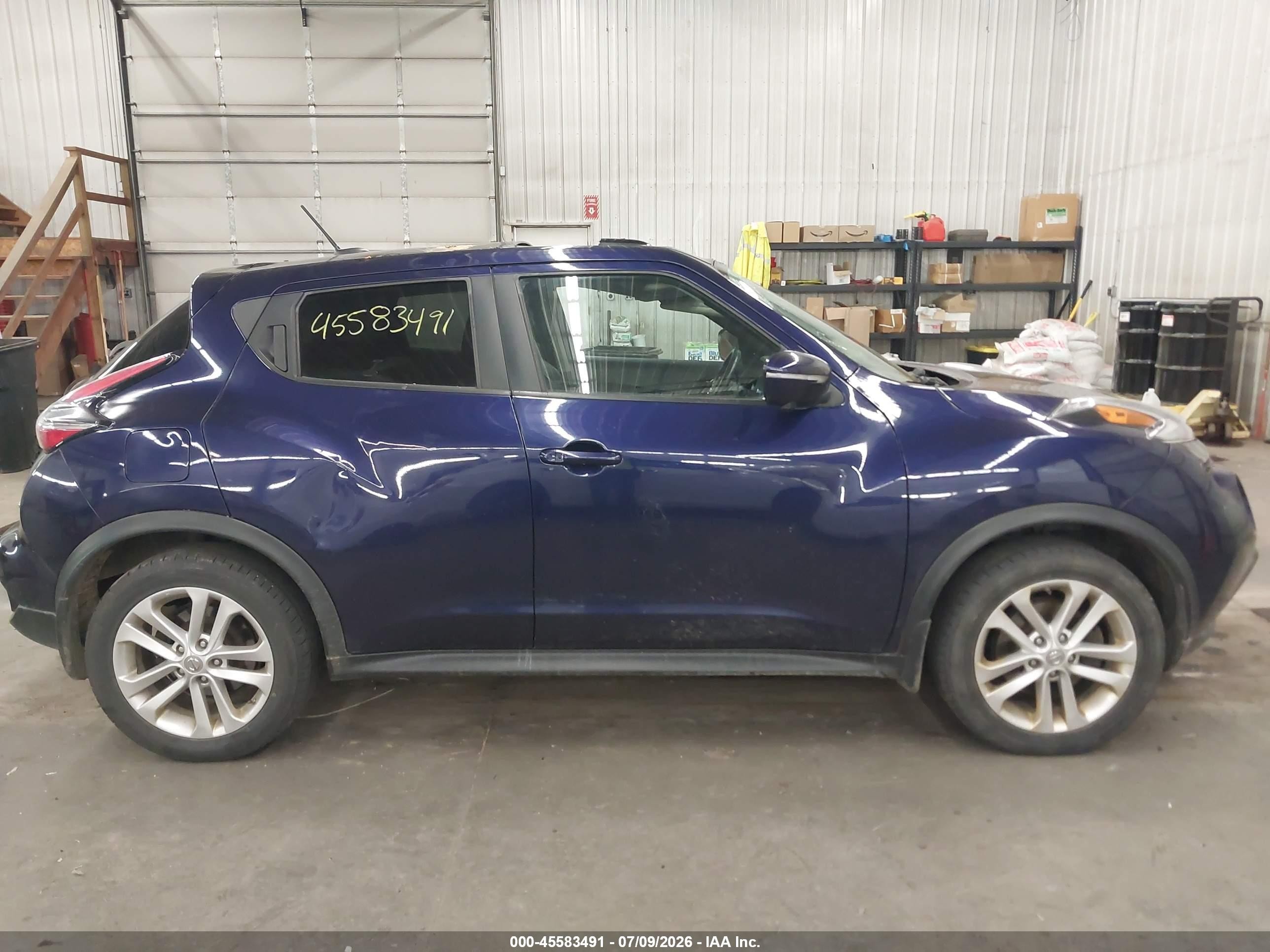 2015 Nissan Juke Sl Blue vin: JN8AF5MV7FT553567