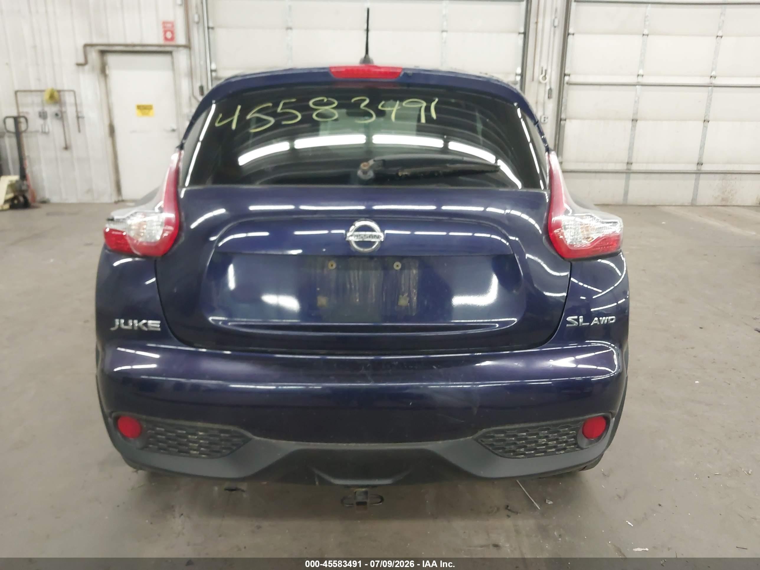 2015 Nissan Juke Sl Blue vin: JN8AF5MV7FT553567