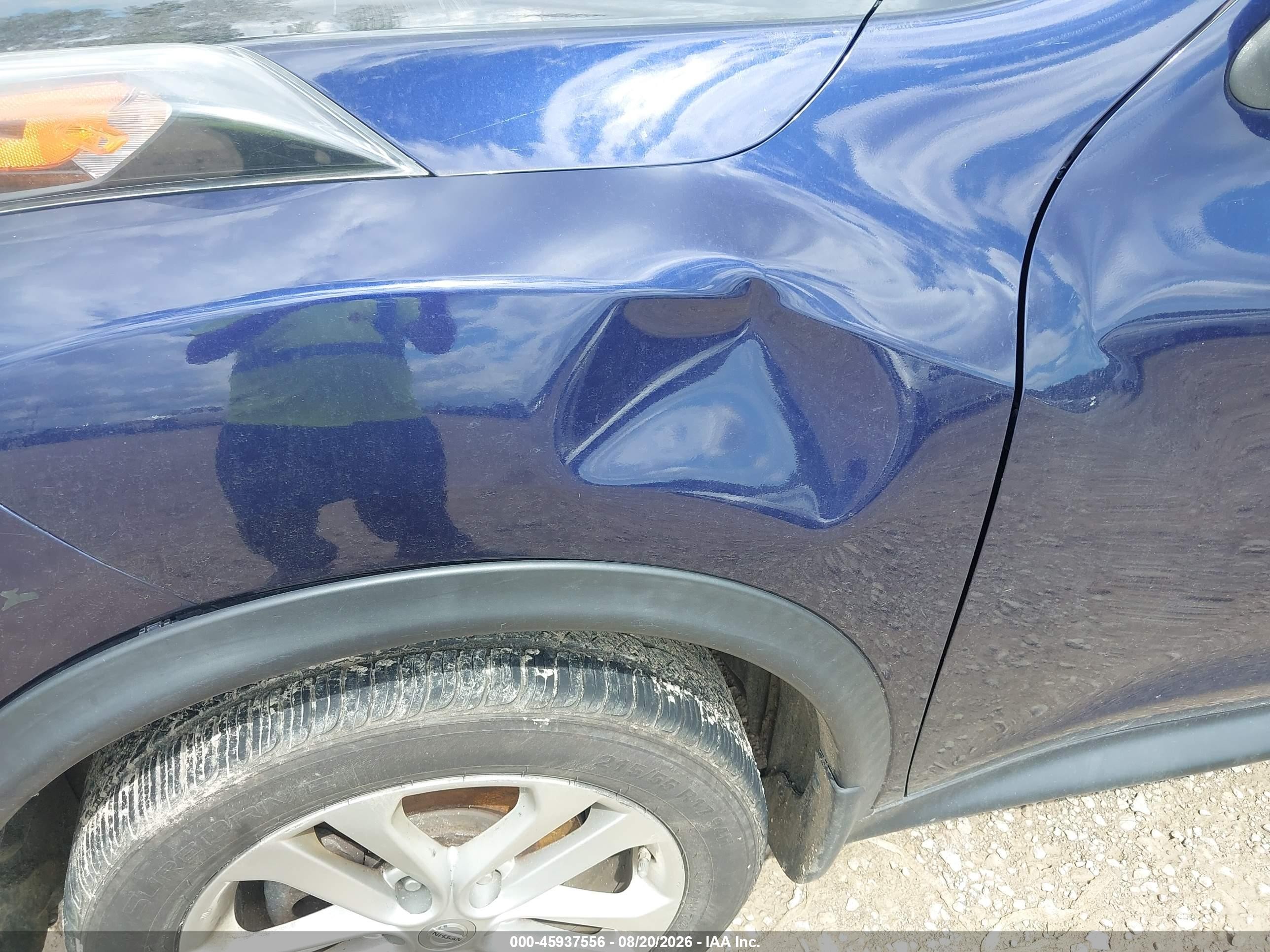 2015 Nissan Juke Sv Blue vin: JN8AF5MV7FT556985