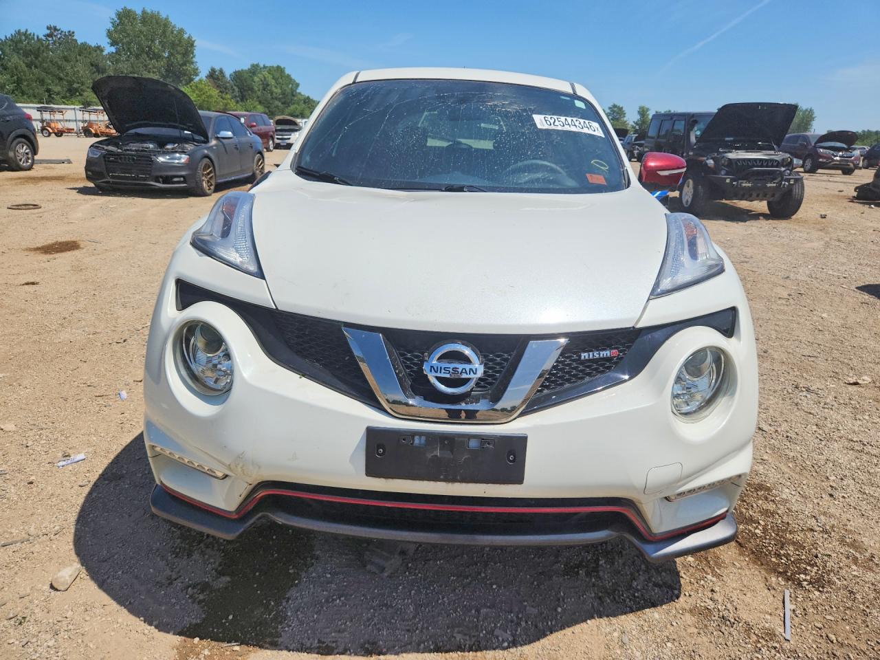 2015 Nissan Juke S White vin: JN8AF5MV7FT563919