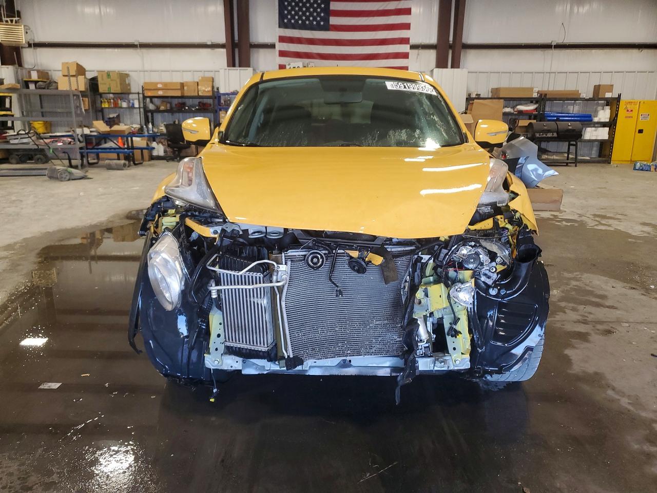 2015 Nissan Juke Sv Yellow vin: JN8AF5MV7FT564049