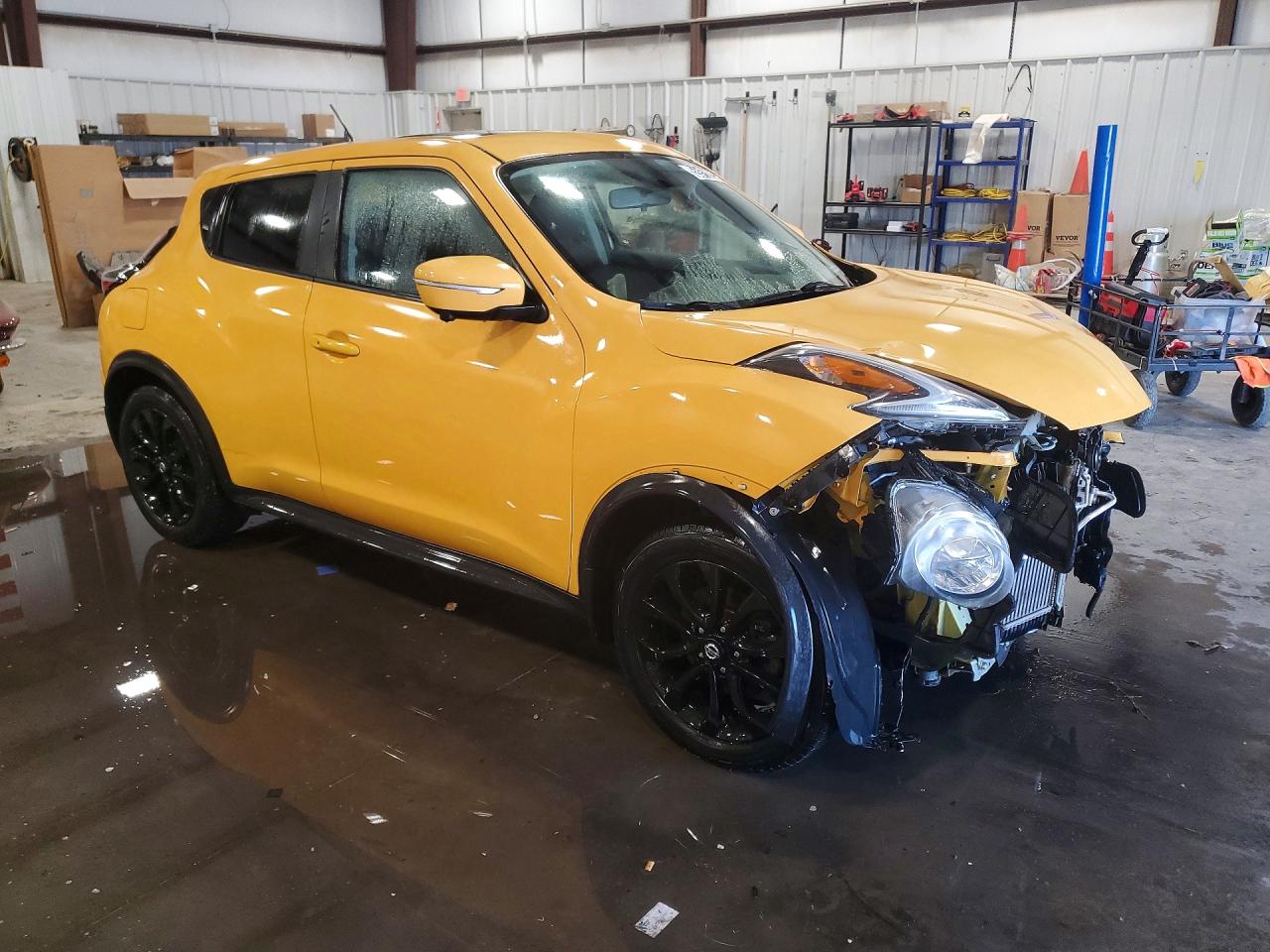 2015 Nissan Juke Sv Yellow vin: JN8AF5MV7FT564049