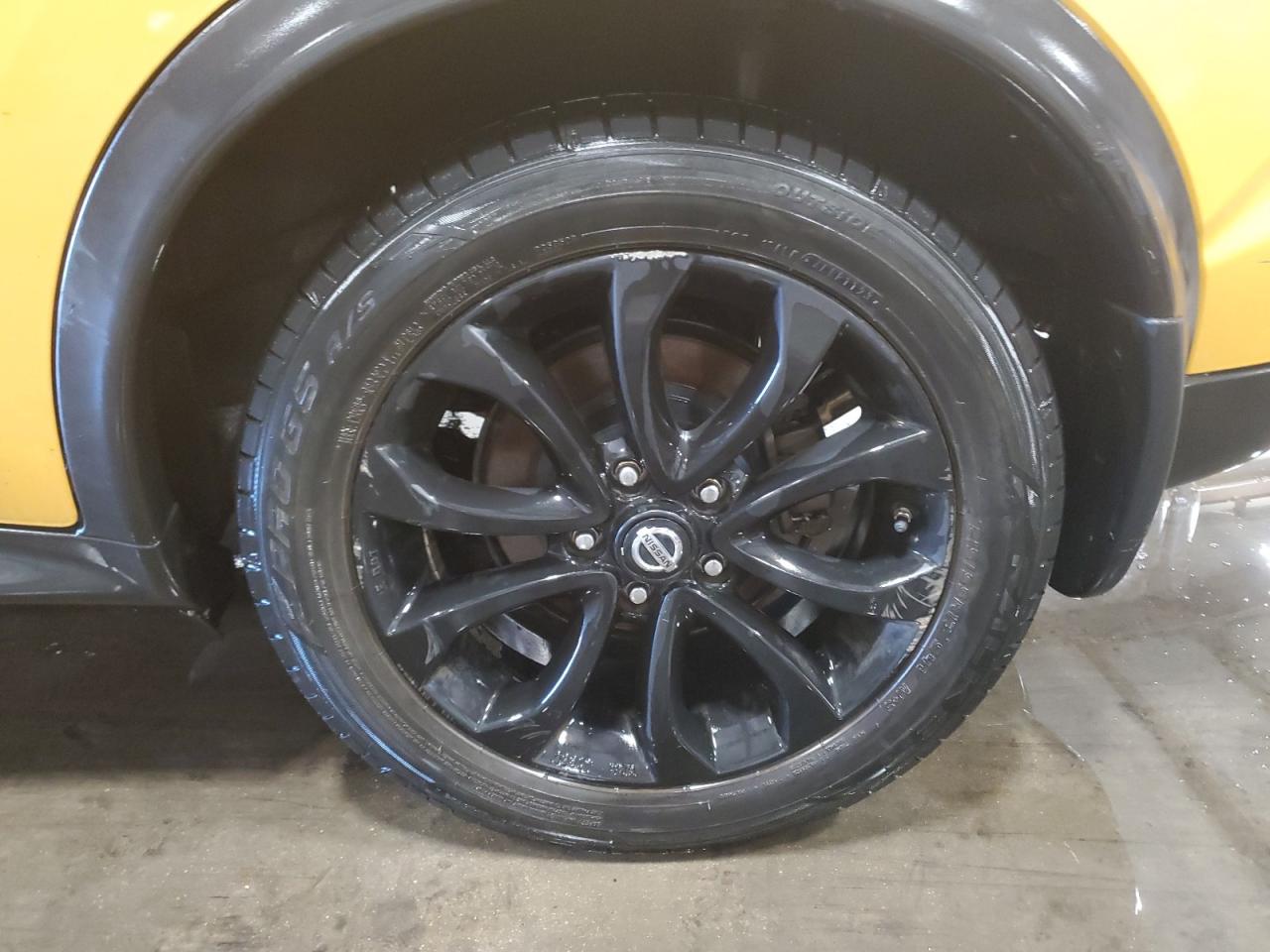 2015 Nissan Juke Sv Yellow vin: JN8AF5MV7FT564049 Damage: Left Rear Wheel, Curb Rash, > 12 Inches