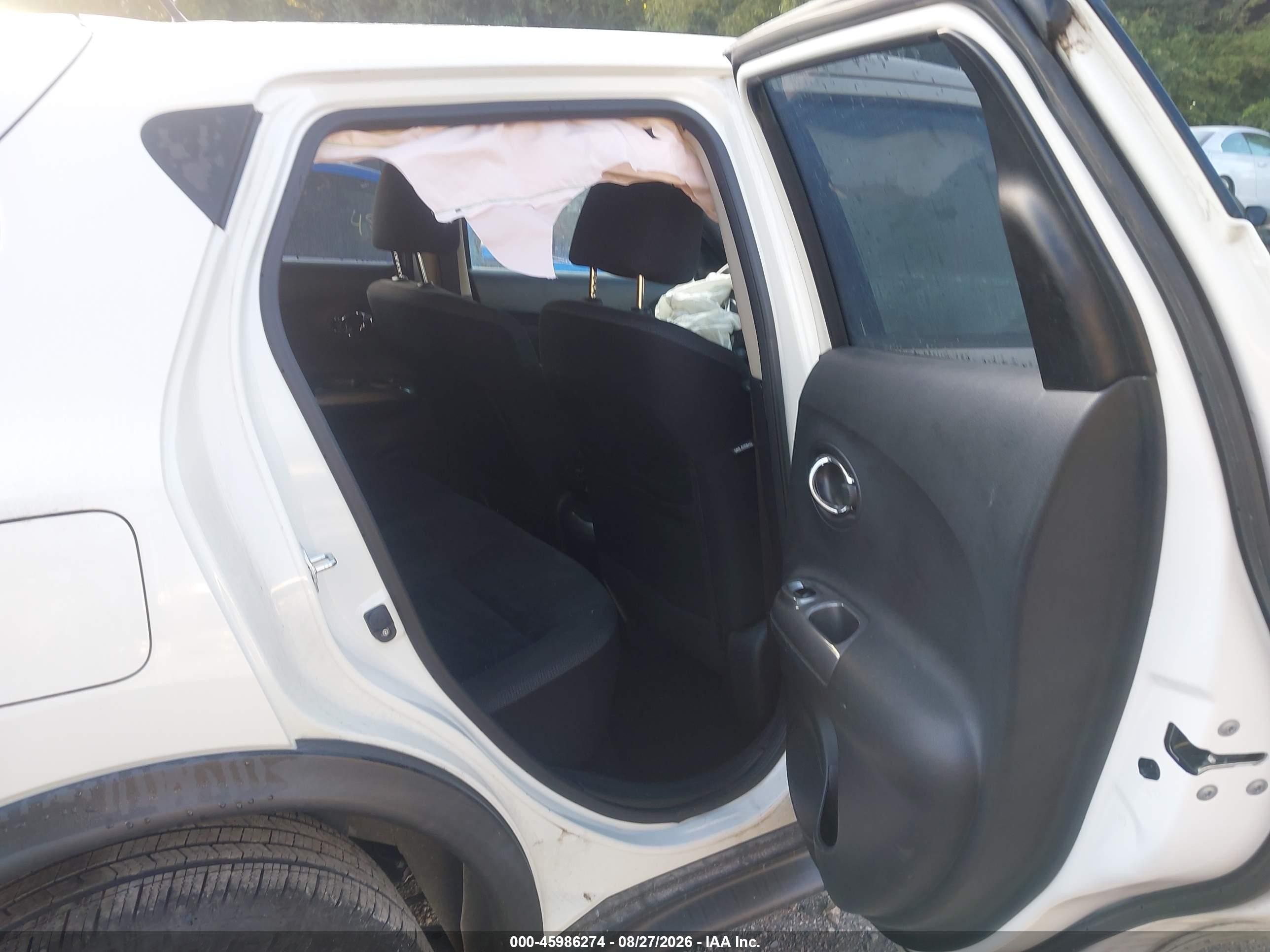 2015 Nissan Juke Sv White vin: JN8AF5MV7FT565539