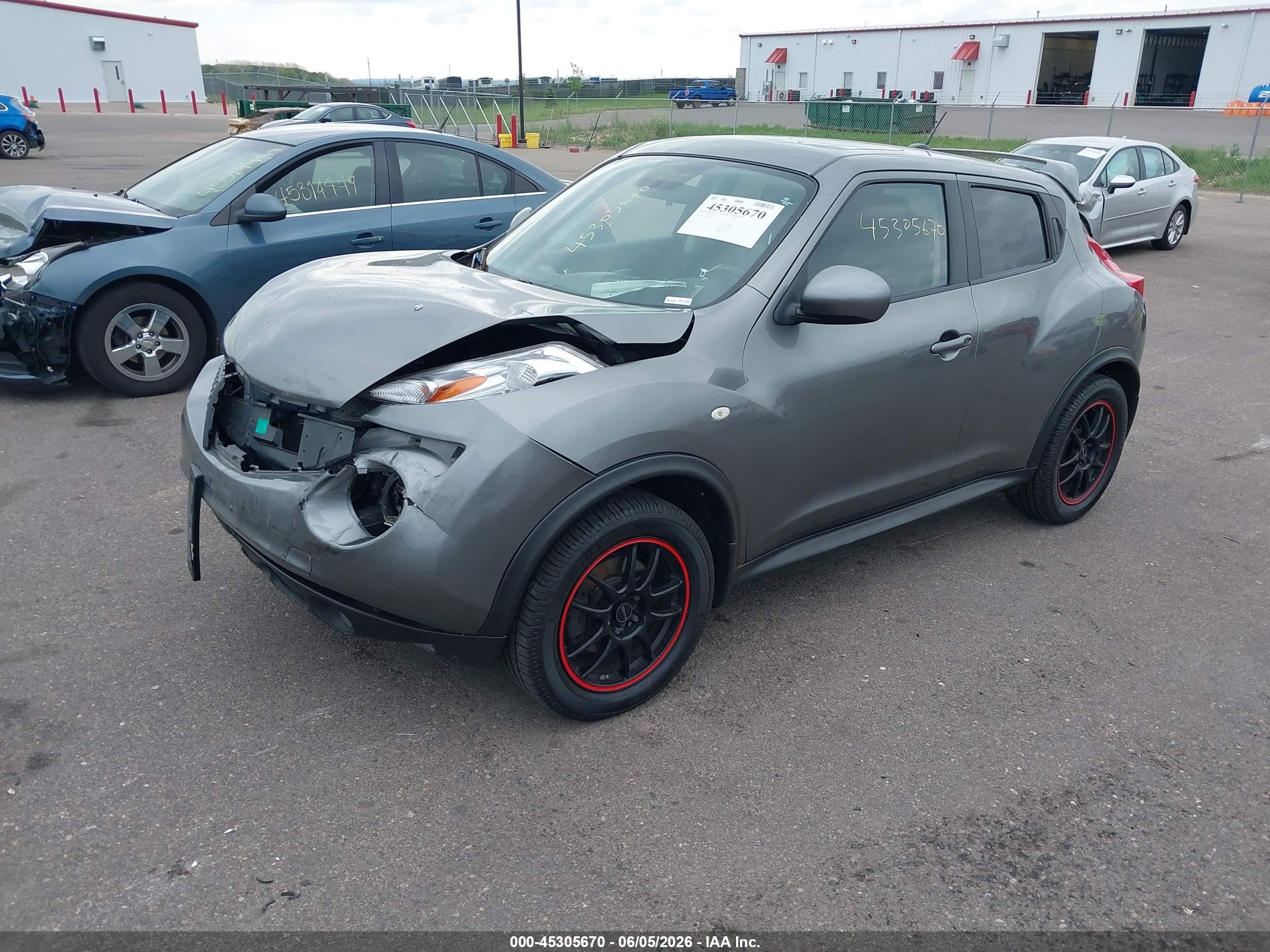 2011 Nissan Juke Sl Gray vin: JN8AF5MV8BT013302