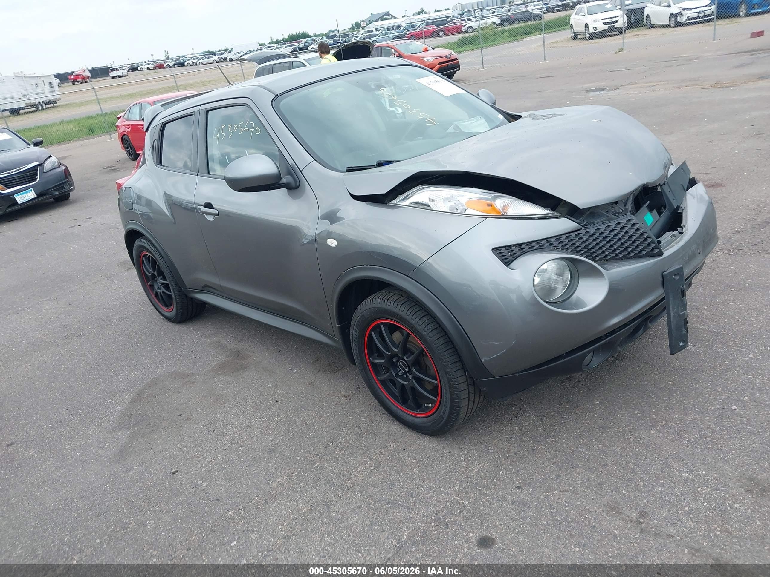 2011 Nissan Juke Sl Gray vin: JN8AF5MV8BT013302