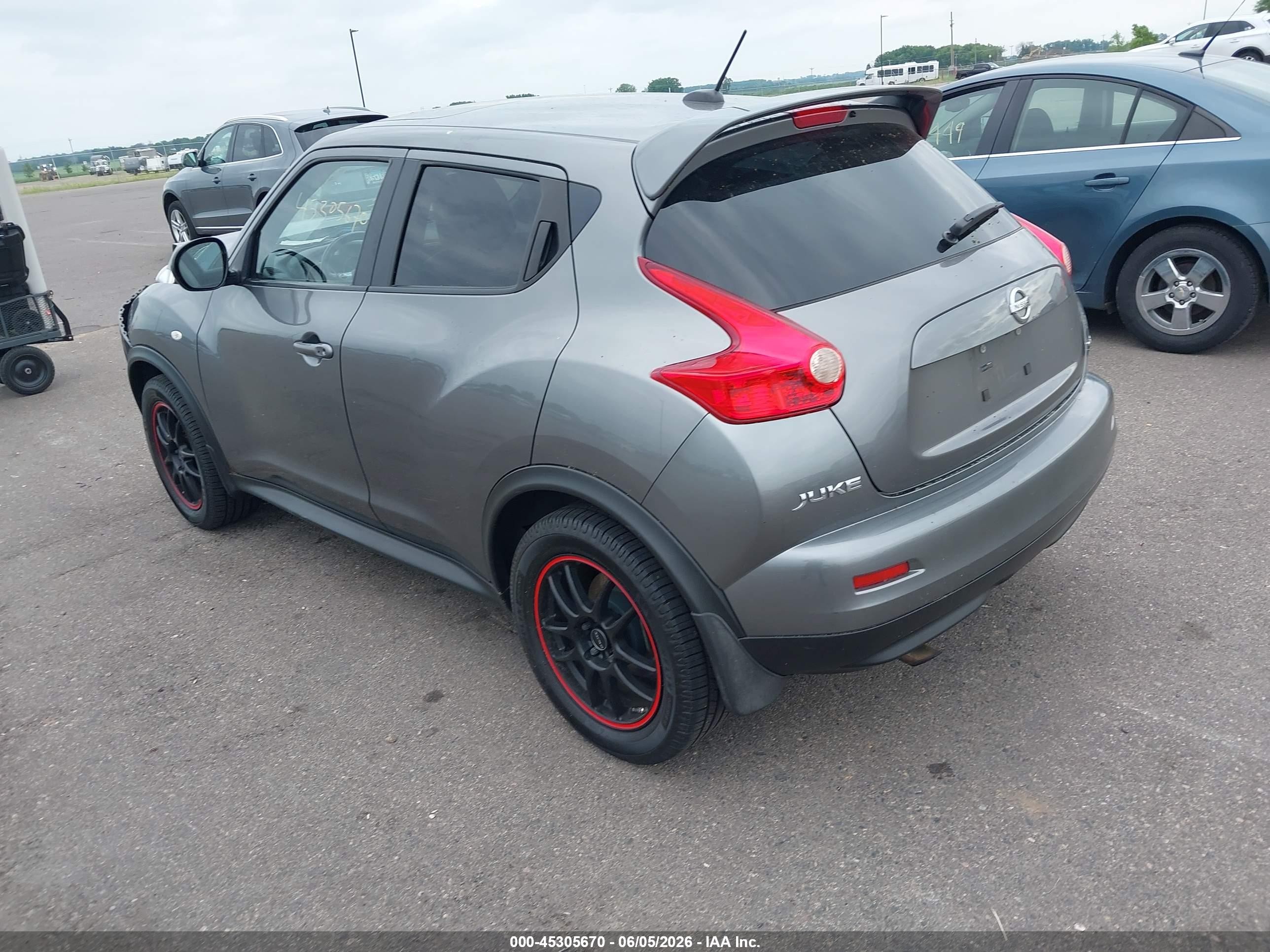 2011 Nissan Juke Sl Gray vin: JN8AF5MV8BT013302