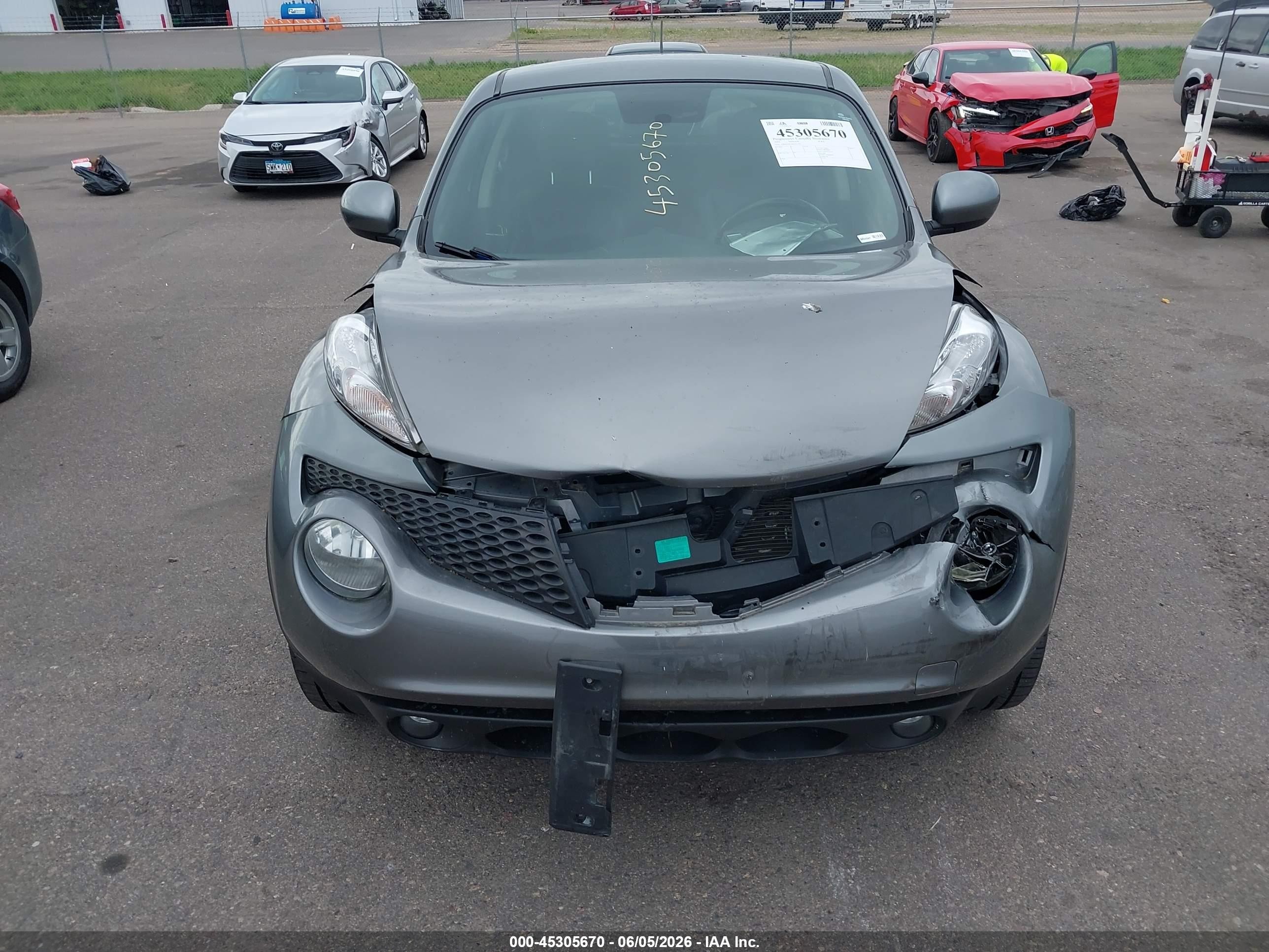 2011 Nissan Juke Sl Gray vin: JN8AF5MV8BT013302