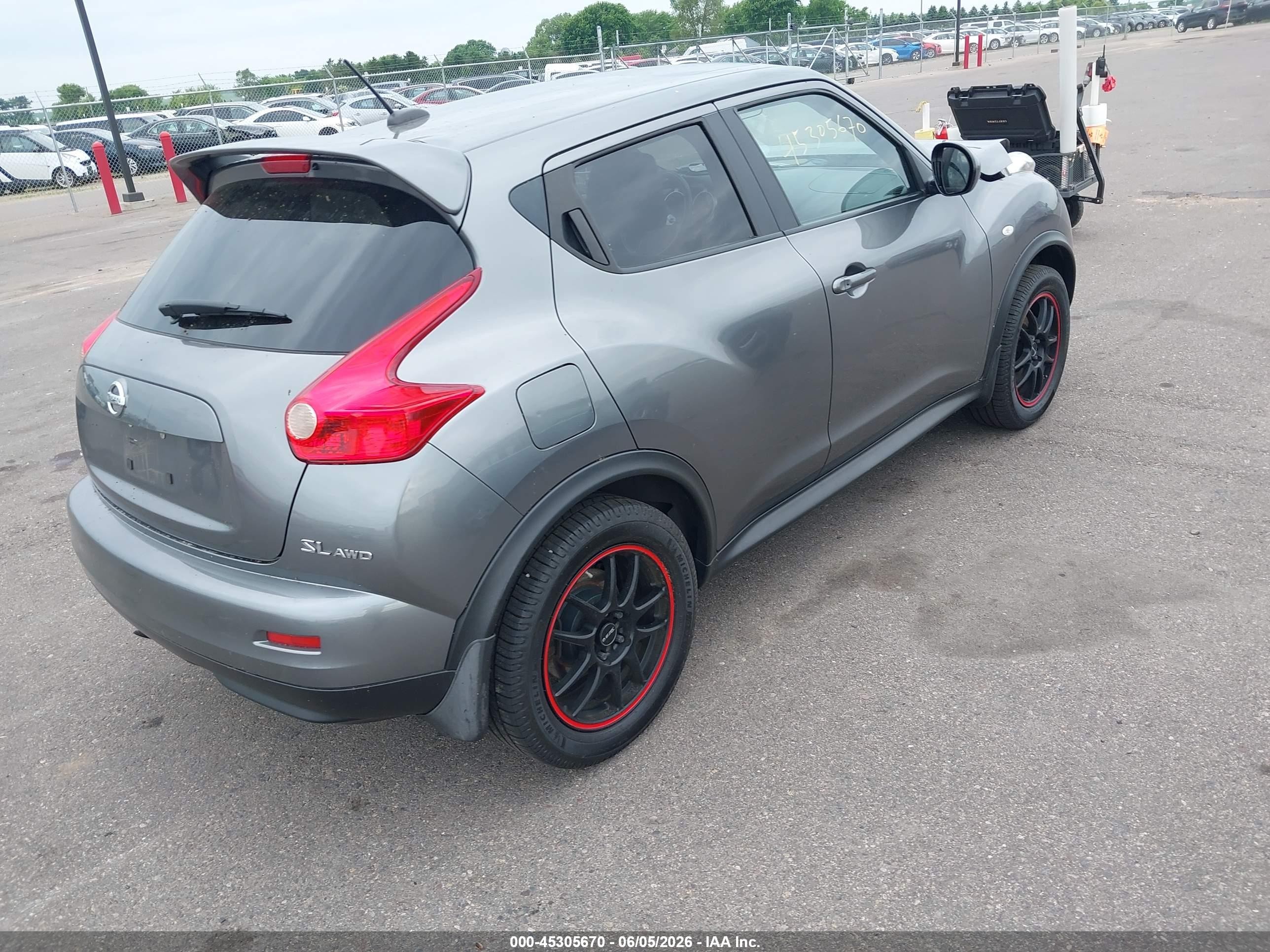 2011 Nissan Juke Sl Gray vin: JN8AF5MV8BT013302