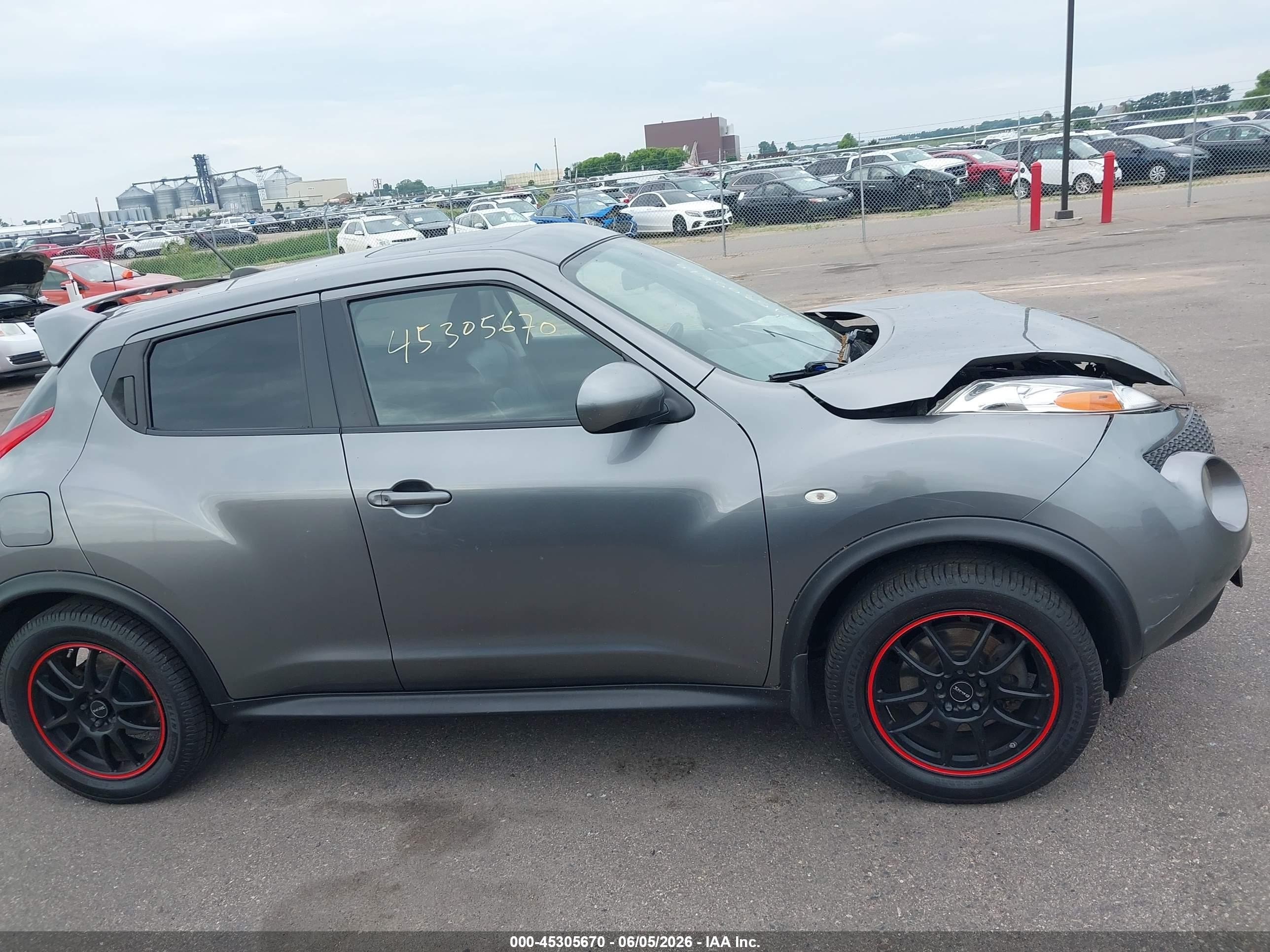2011 Nissan Juke Sl Gray vin: JN8AF5MV8BT013302