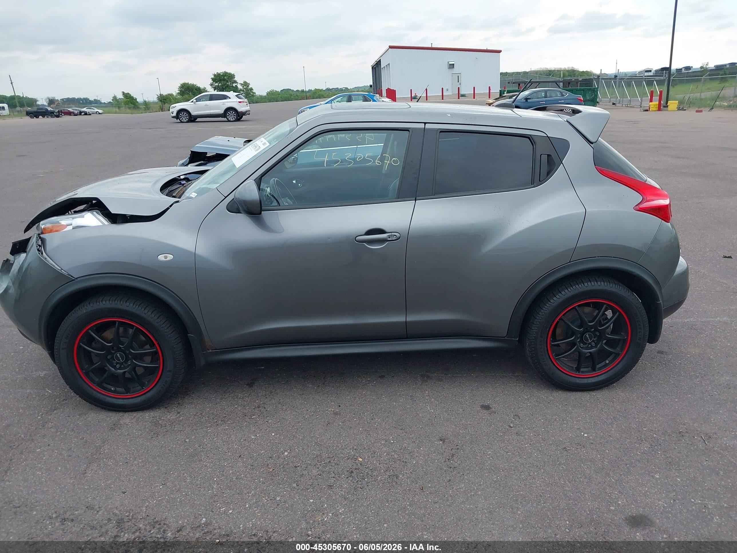 2011 Nissan Juke Sl Gray vin: JN8AF5MV8BT013302