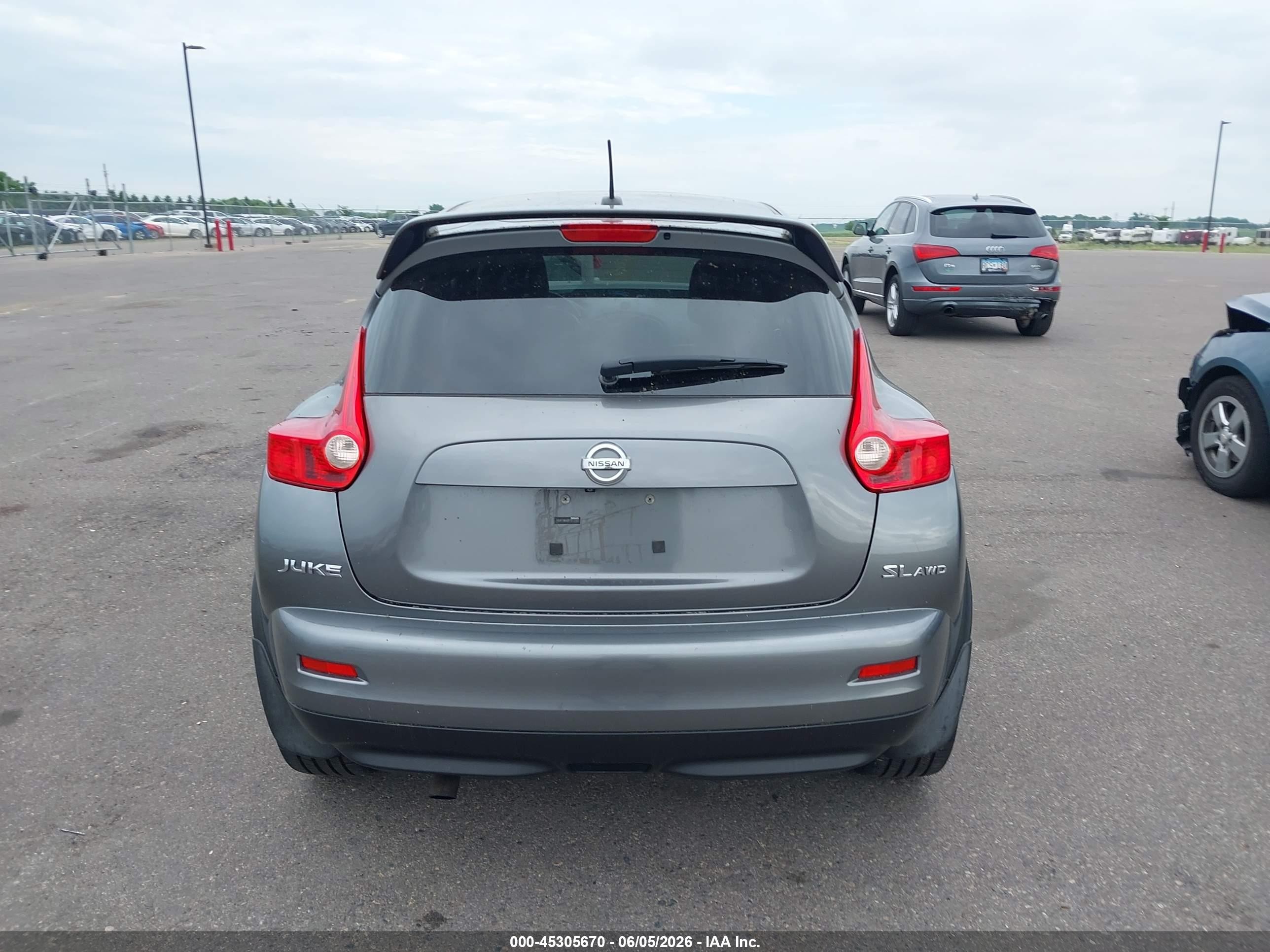 2011 Nissan Juke Sl Gray vin: JN8AF5MV8BT013302