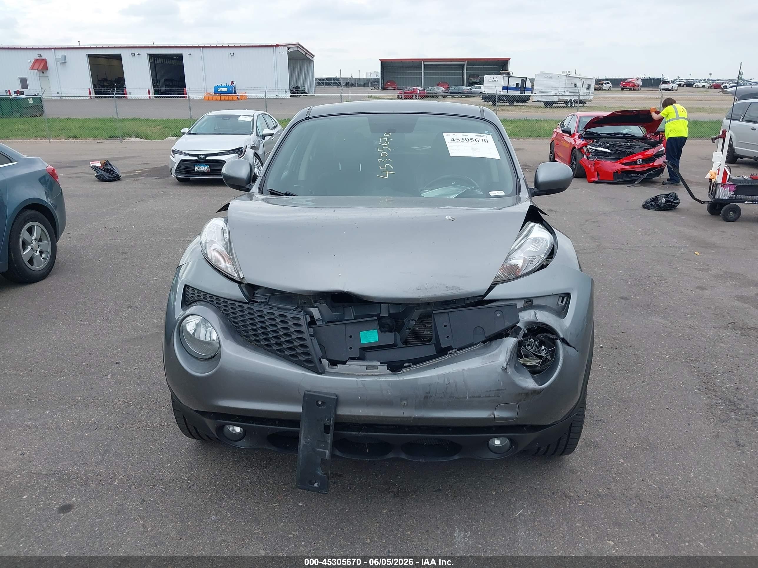 2011 Nissan Juke Sl Gray vin: JN8AF5MV8BT013302