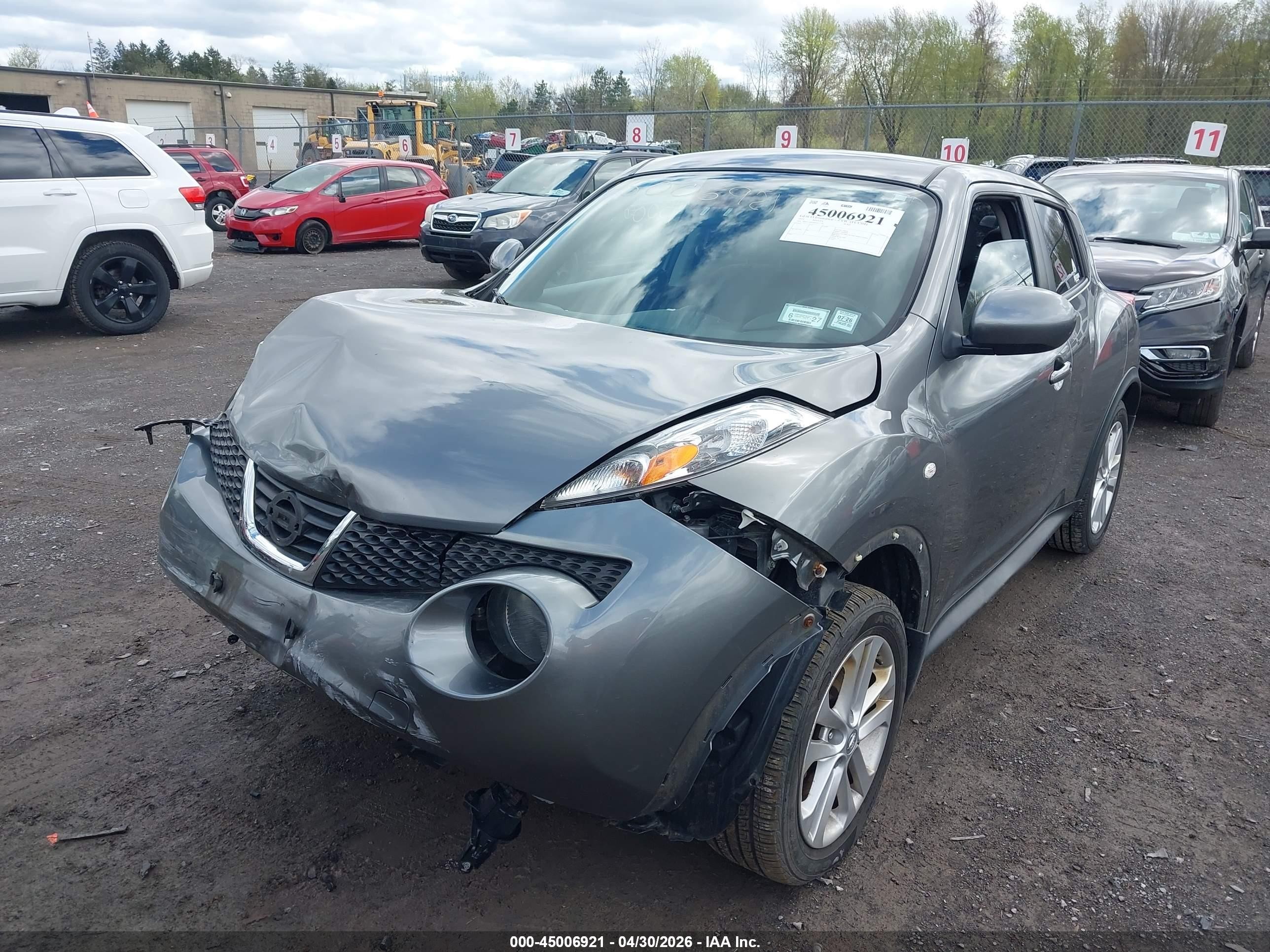 2011 Nissan Juke Sl Gray vin: JN8AF5MV8BT015339