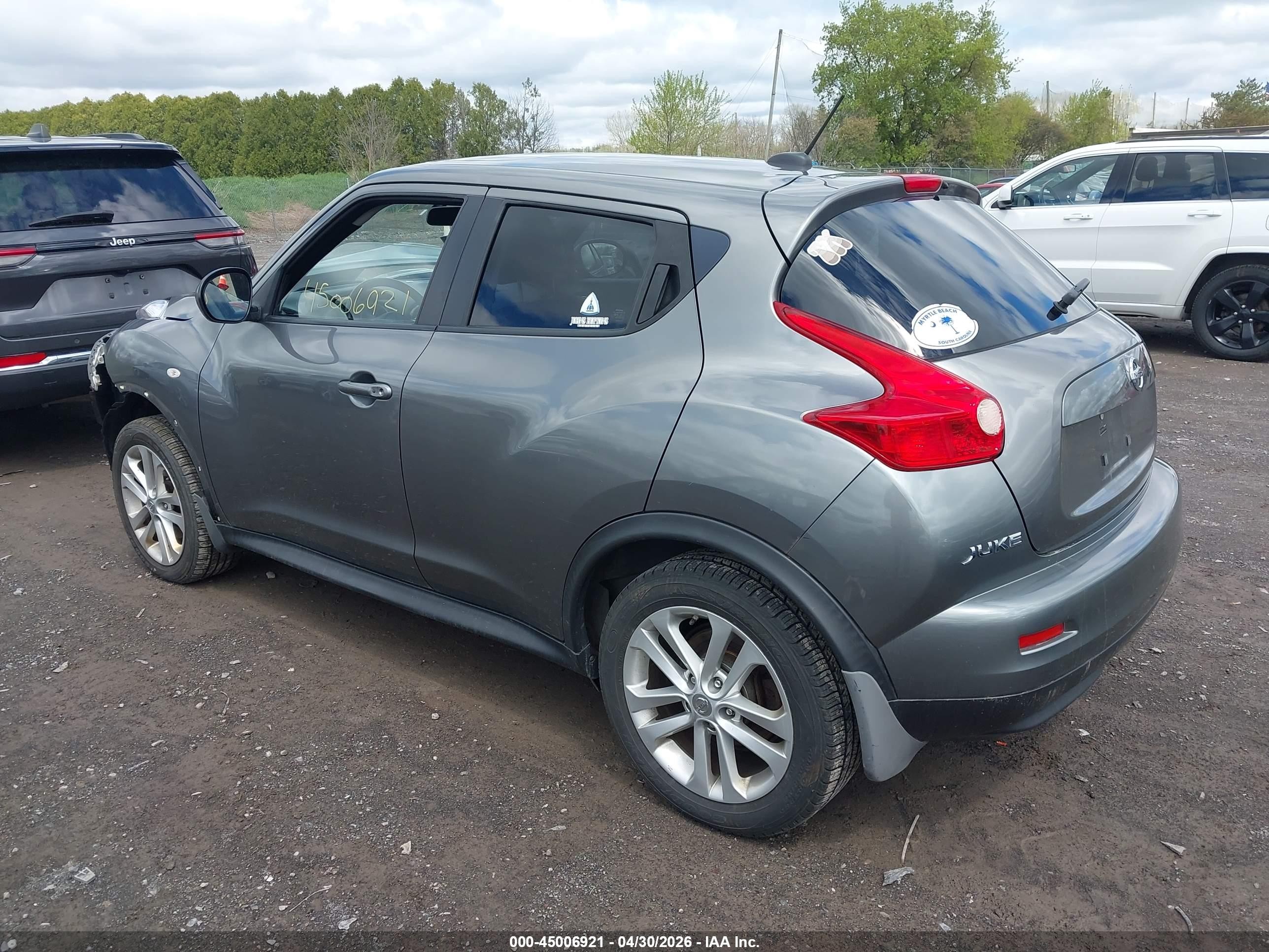 2011 Nissan Juke Sl Gray vin: JN8AF5MV8BT015339