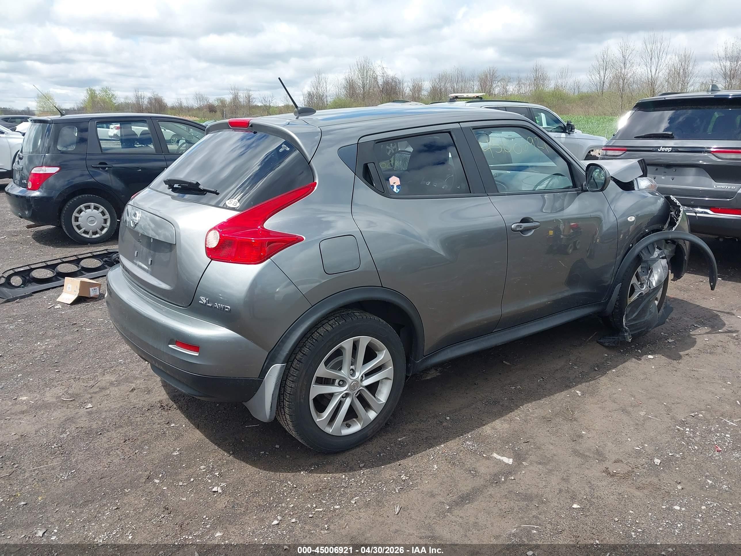 2011 Nissan Juke Sl Gray vin: JN8AF5MV8BT015339