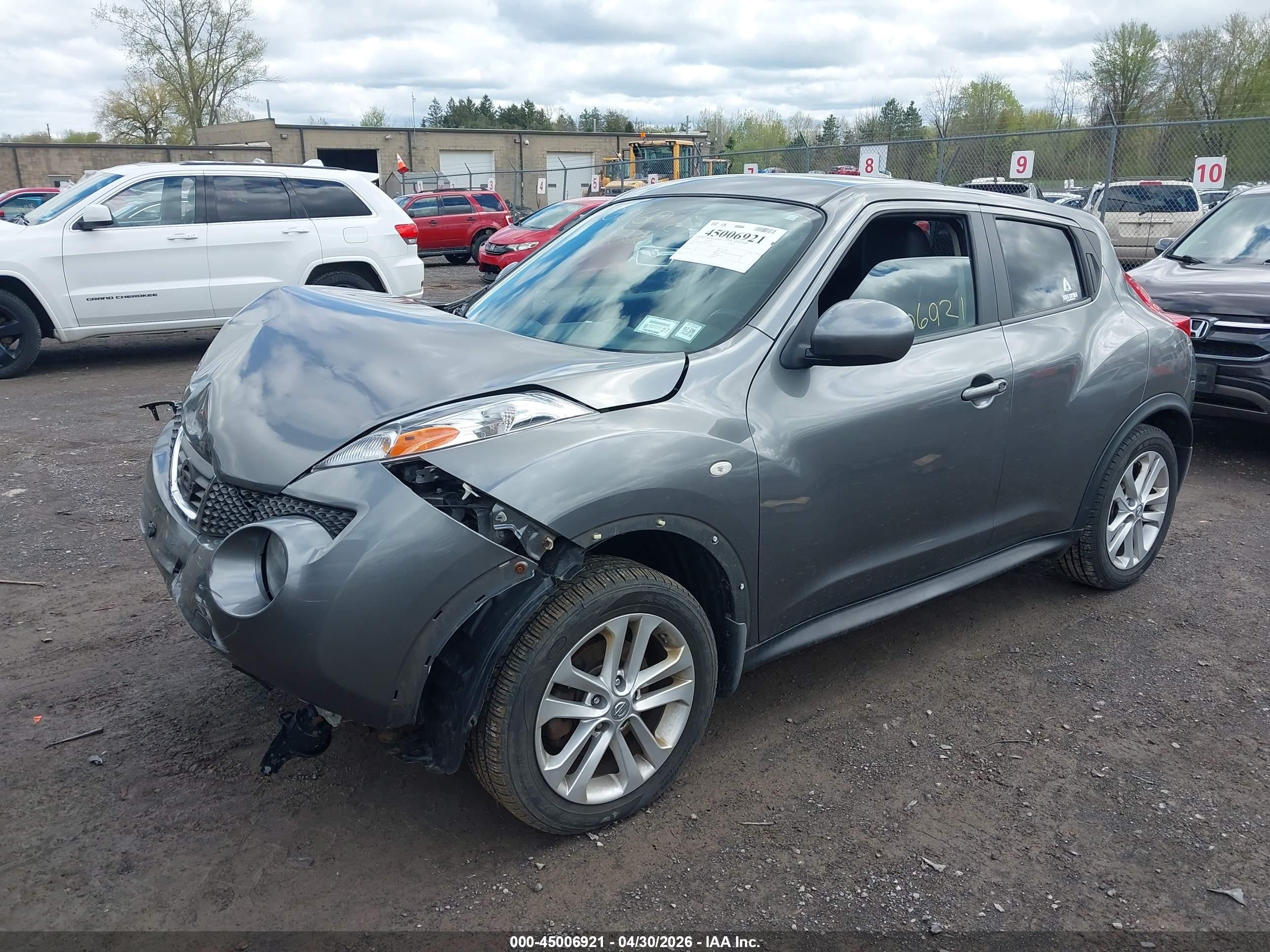 2011 Nissan Juke Sl Gray vin: JN8AF5MV8BT015339