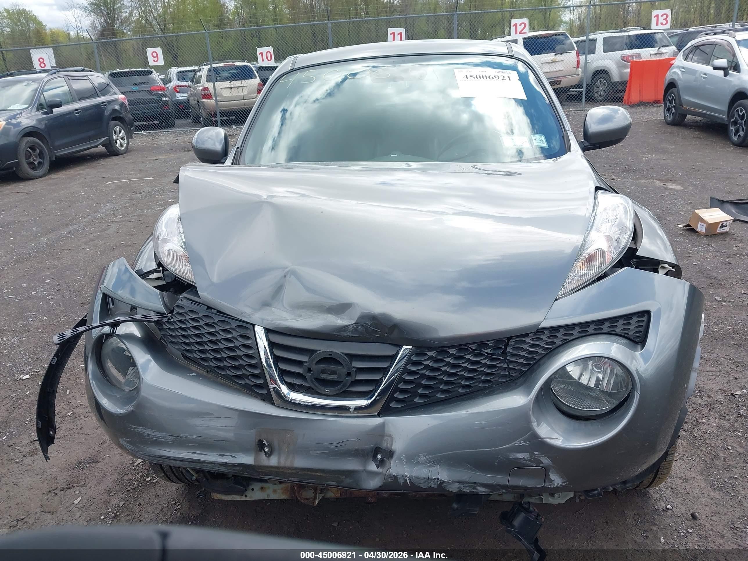 2011 Nissan Juke Sl Gray vin: JN8AF5MV8BT015339