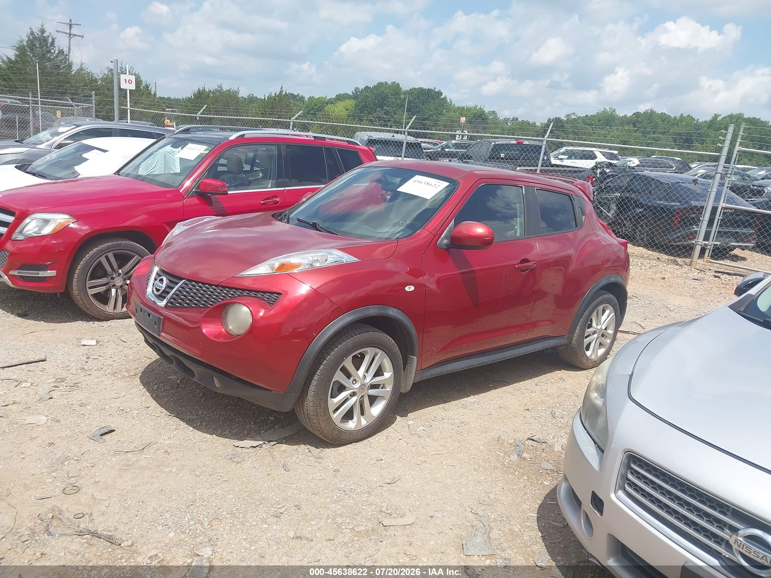2011 Nissan Juke Sl Red vin: JN8AF5MV8BT023490