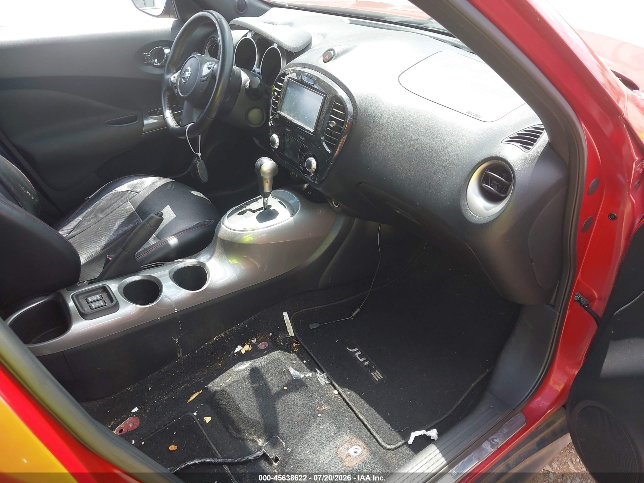2011 Nissan Juke Sl Red vin: JN8AF5MV8BT023490