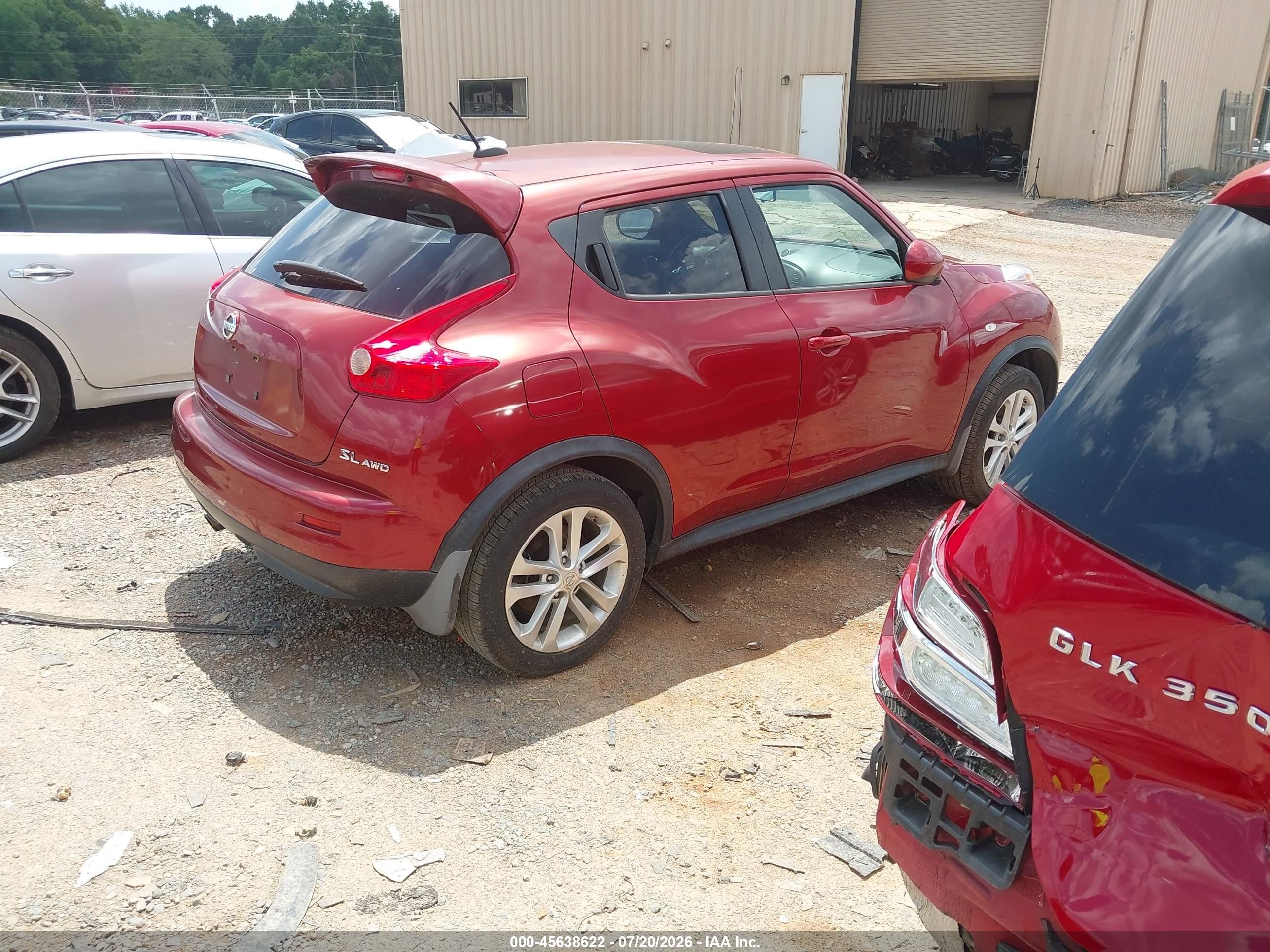 2011 Nissan Juke Sl Red vin: JN8AF5MV8BT023490
