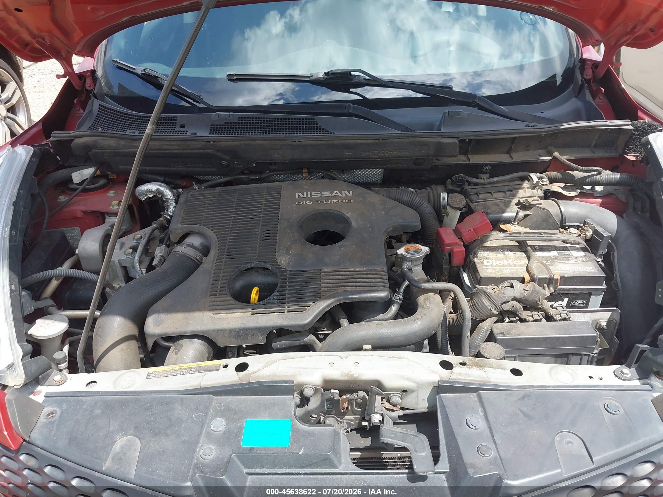 2011 Nissan Juke Sl Red vin: JN8AF5MV8BT023490