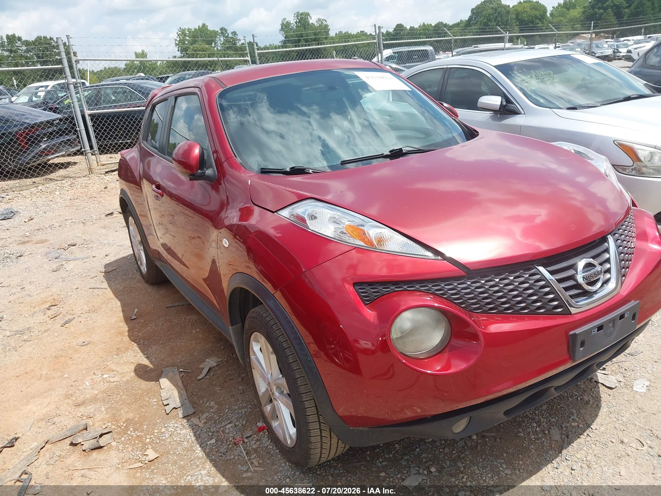 2011 Nissan Juke Sl Red vin: JN8AF5MV8BT023490