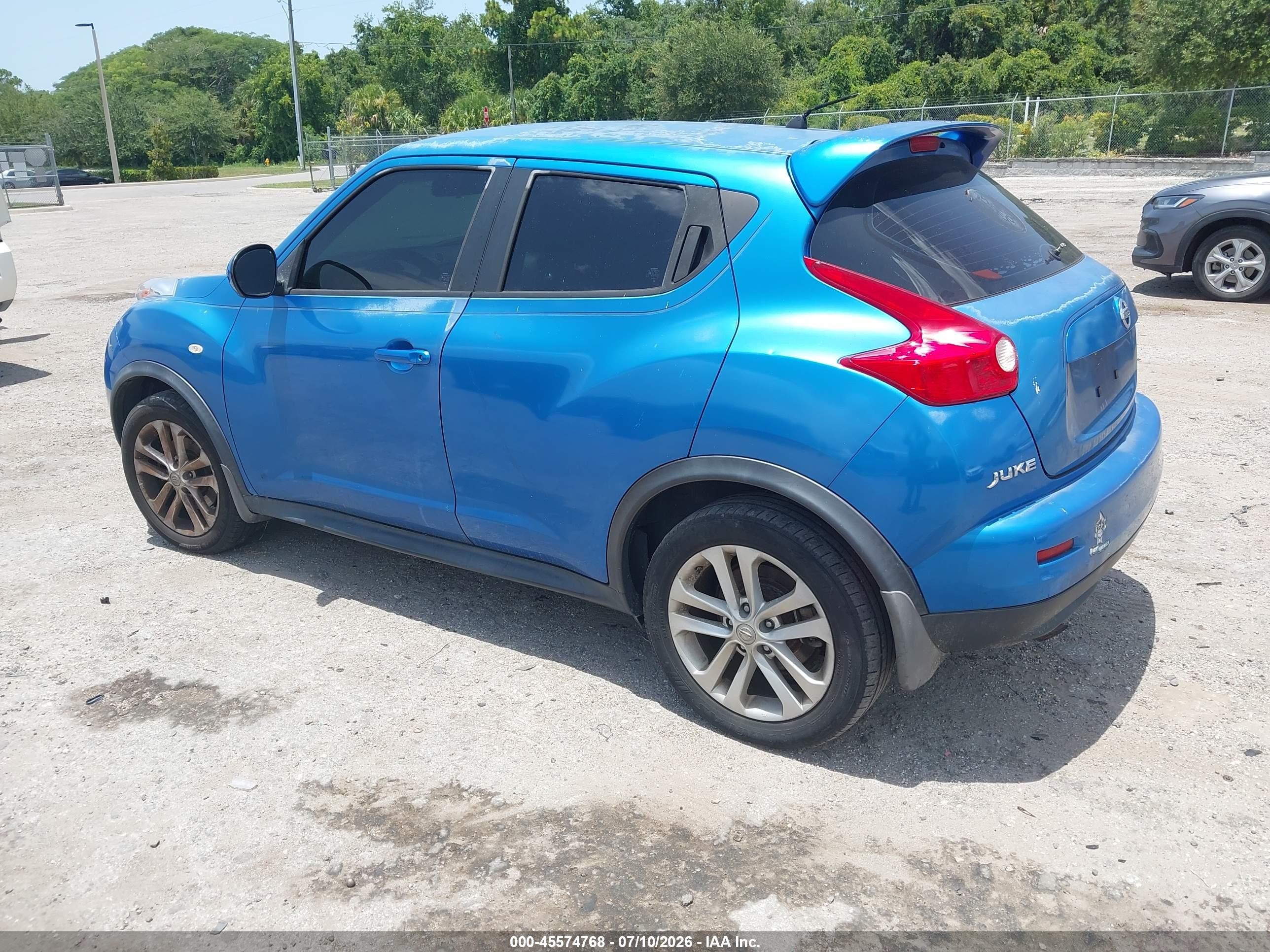 2011 Nissan Juke S Синий vin: JN8AF5MV8BT026163