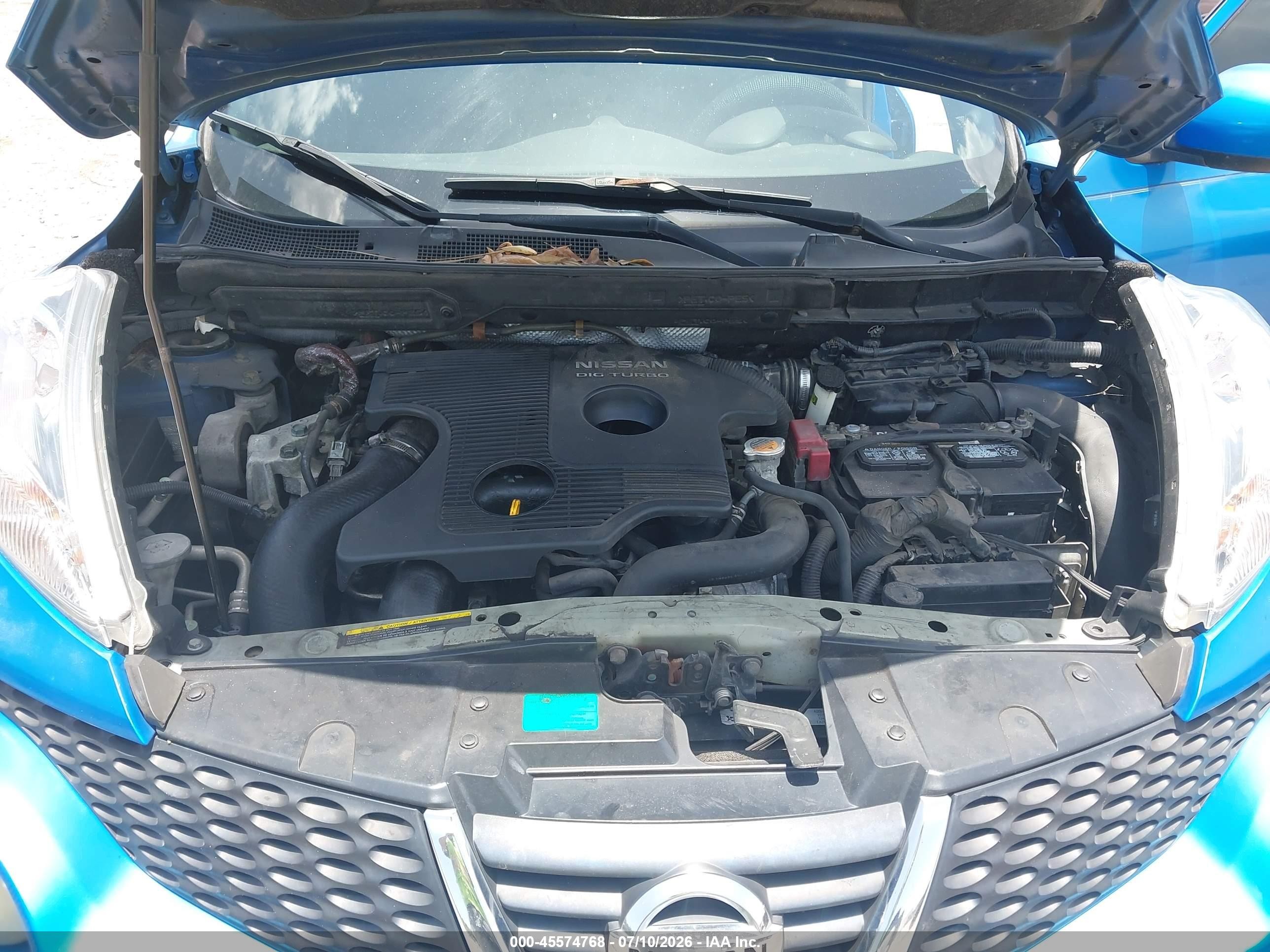 2011 Nissan Juke S Синий vin: JN8AF5MV8BT026163