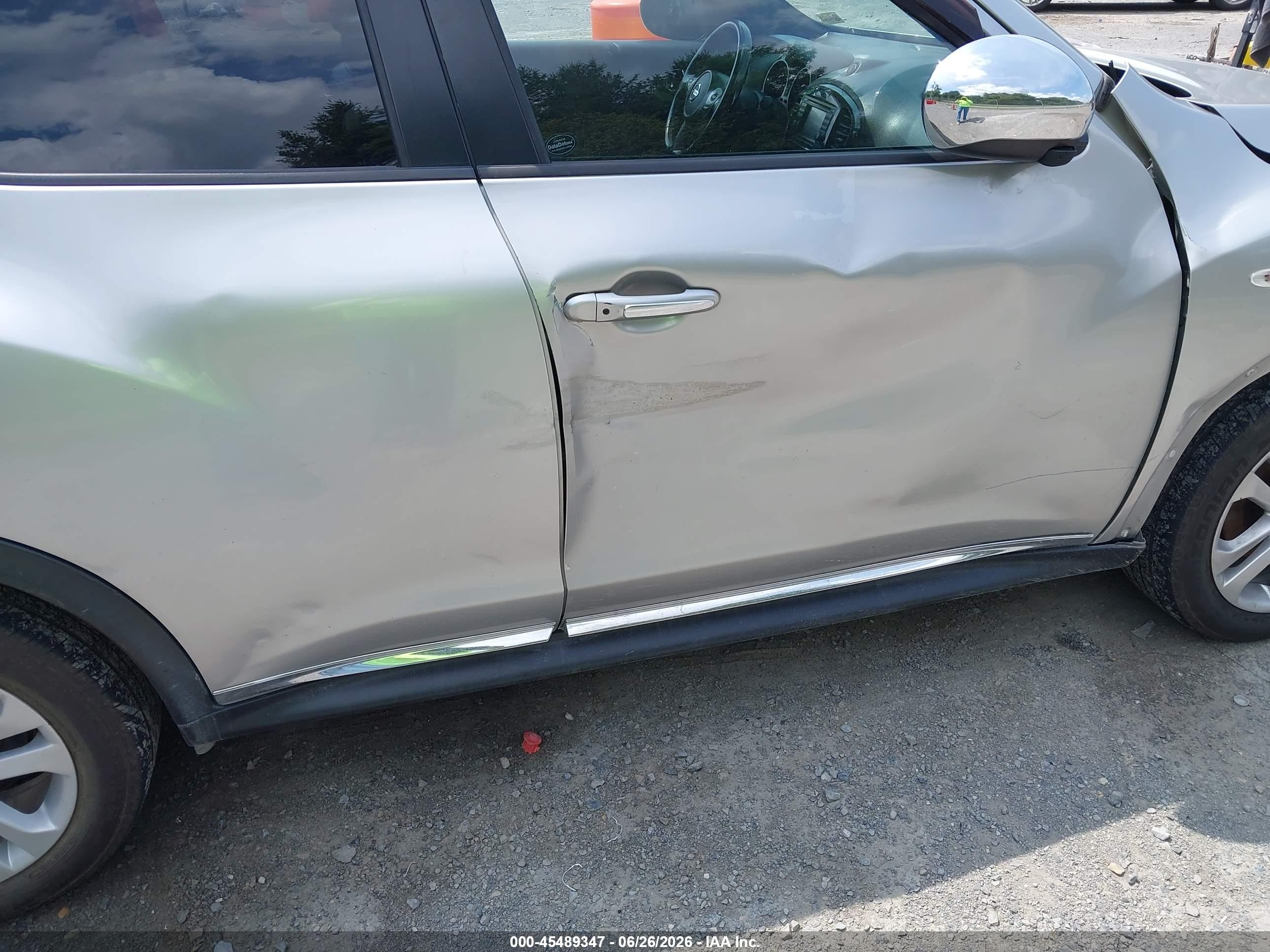 2012 Nissan Juke Sl Серебряный vin: JN8AF5MV8CT117757