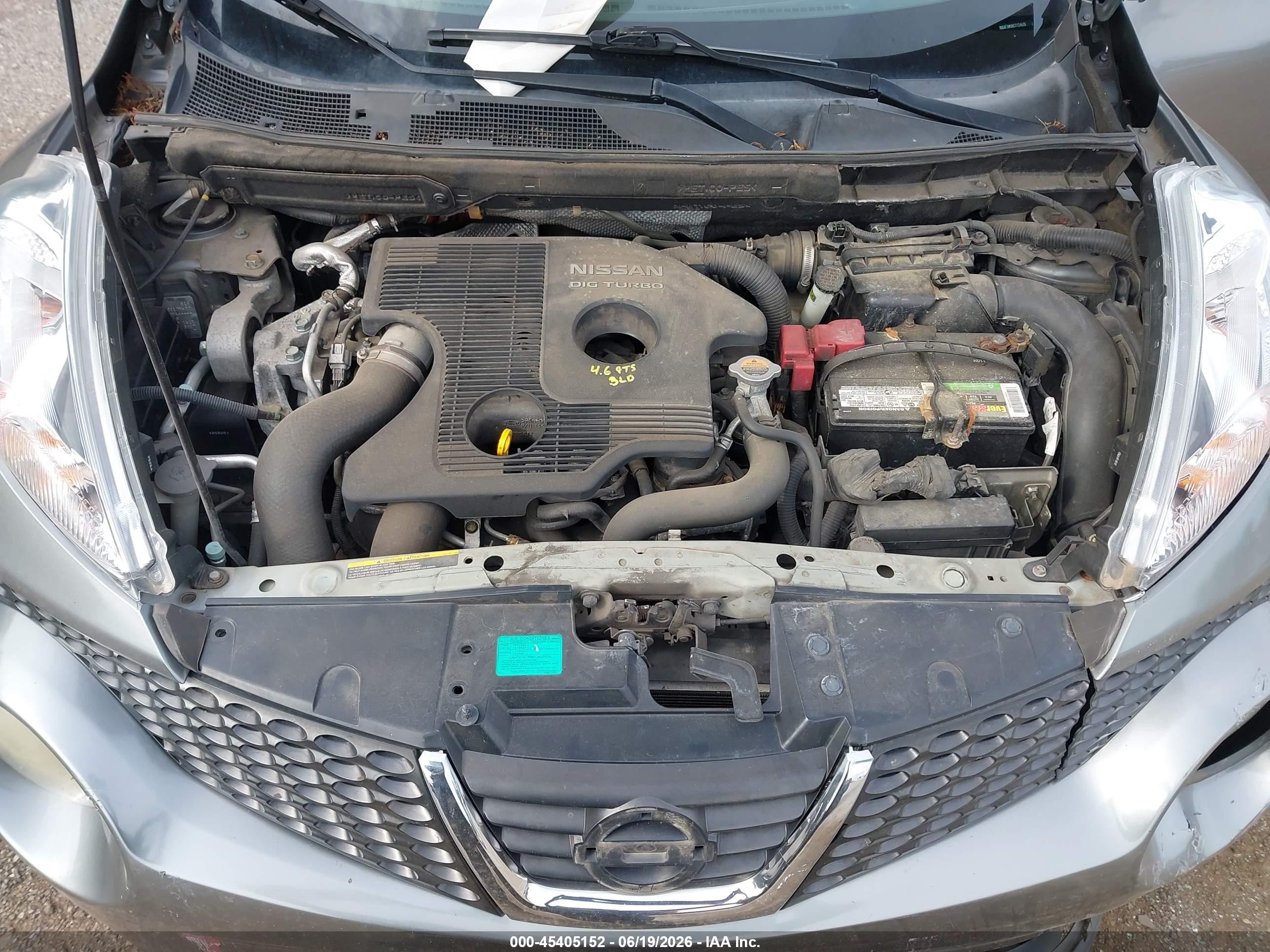 2012 Nissan Juke Sl Gray vin: JN8AF5MV8CT124630