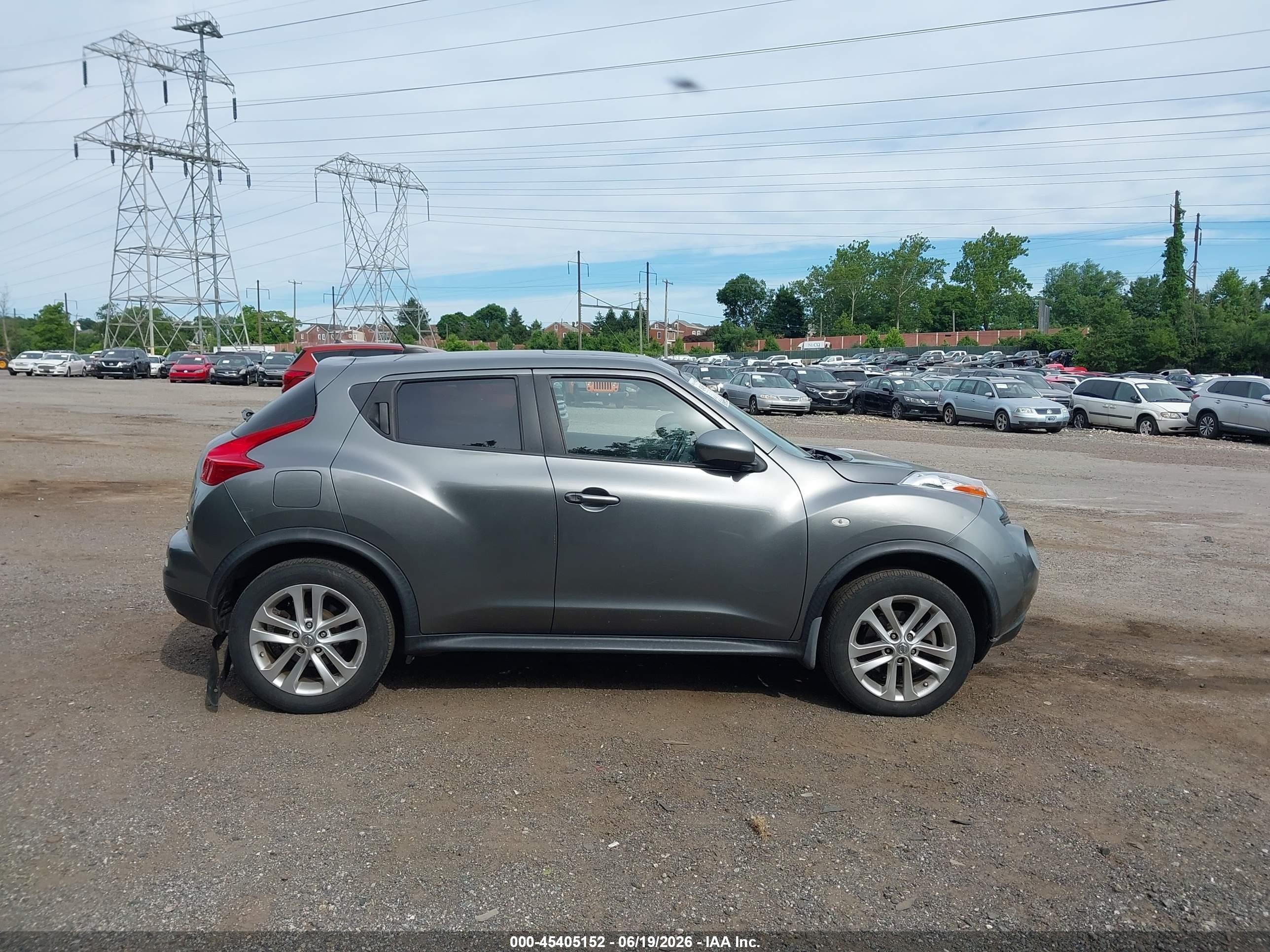 2012 Nissan Juke Sl Gray vin: JN8AF5MV8CT124630