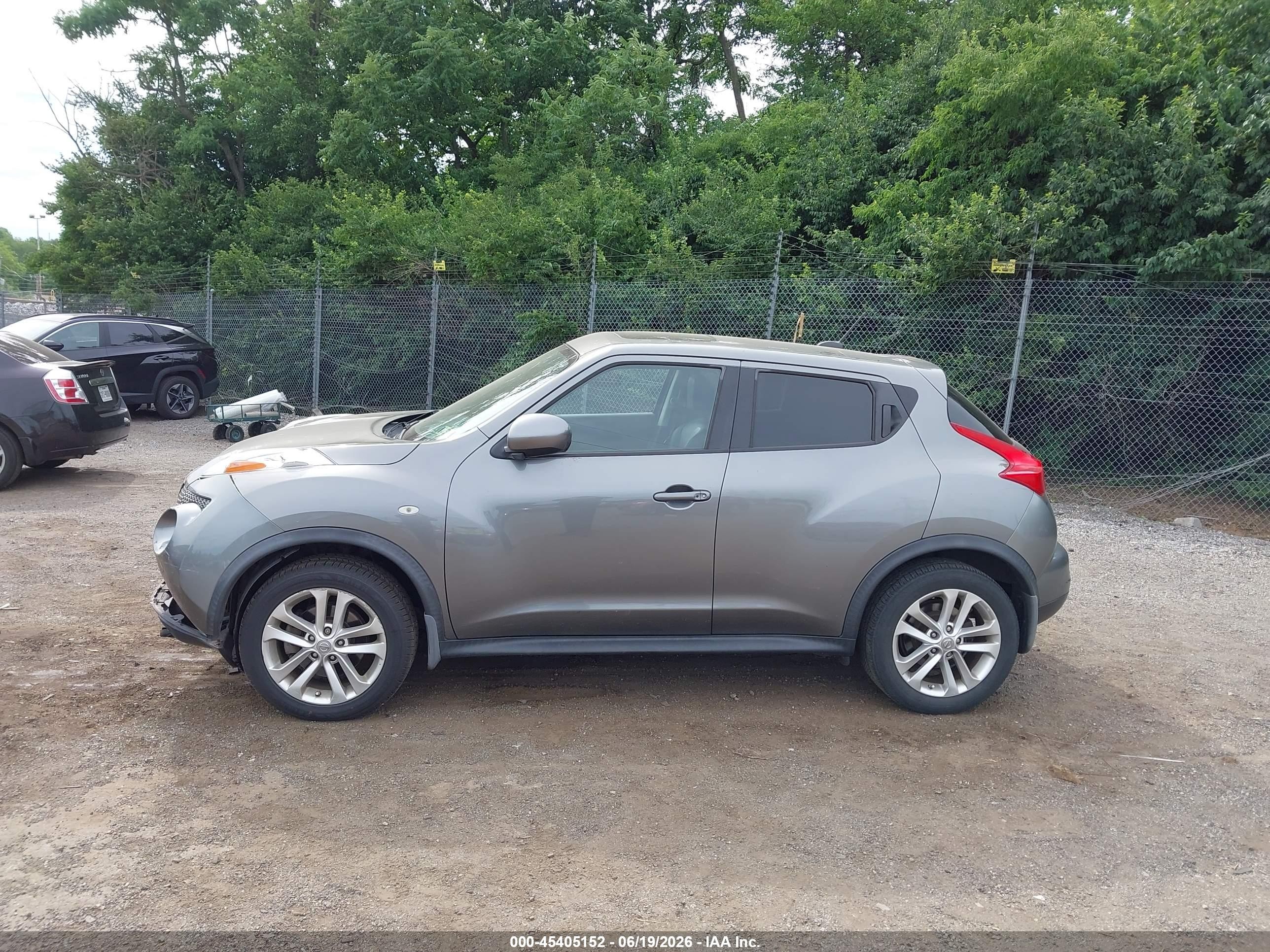 2012 Nissan Juke Sl Gray vin: JN8AF5MV8CT124630