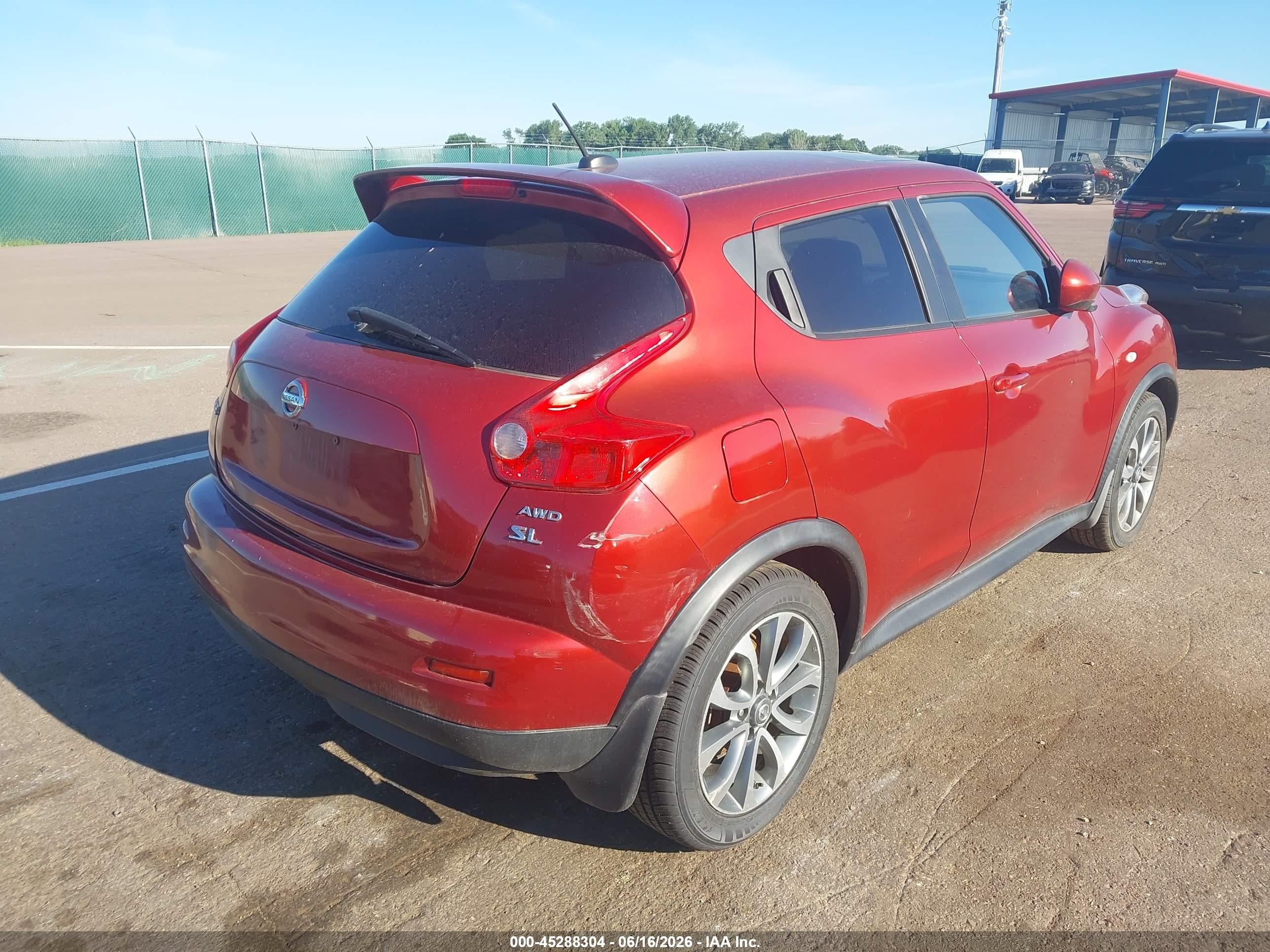 2012 Nissan Juke Sl Red vin: JN8AF5MV8CT125082
