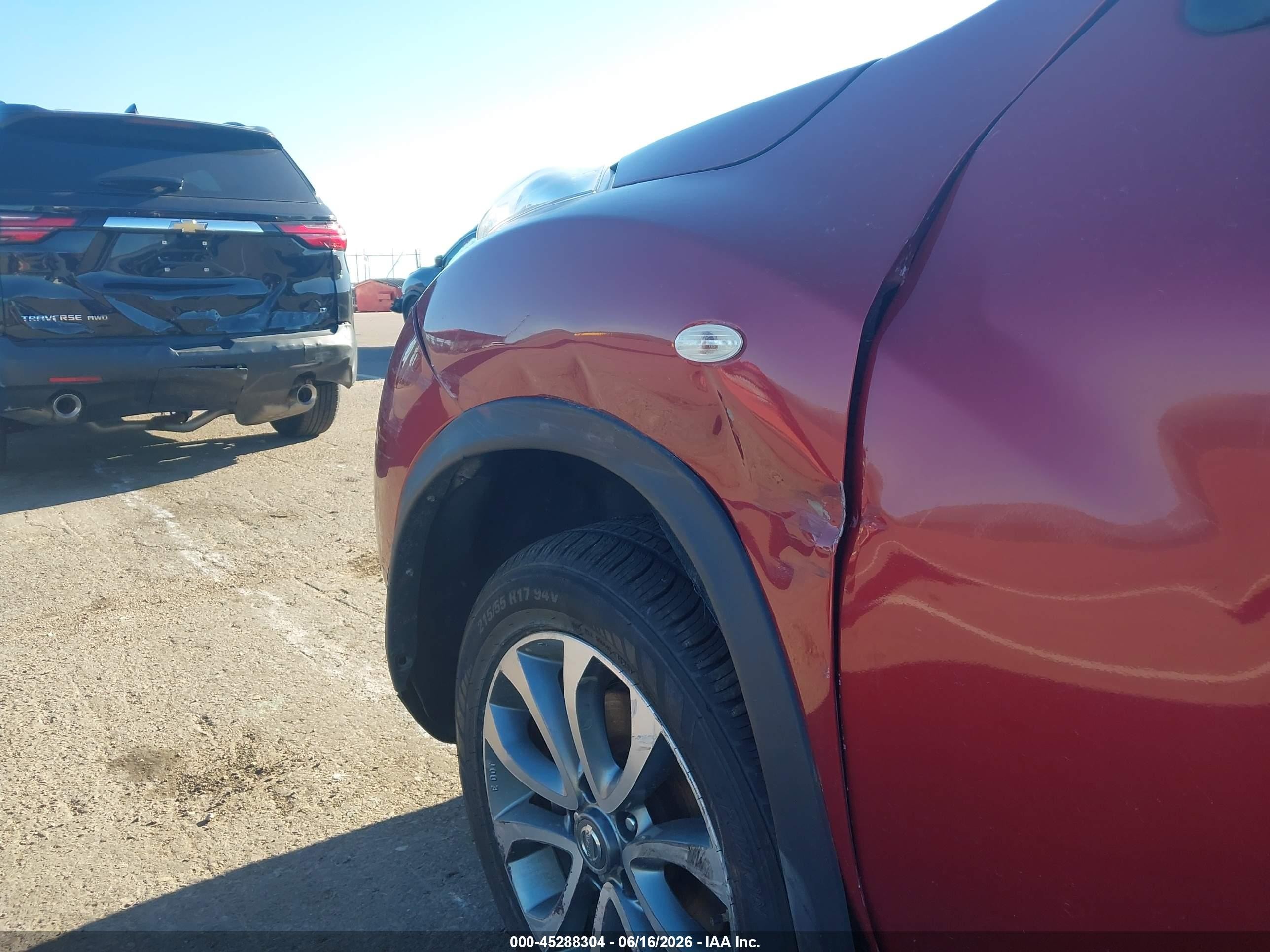 2012 Nissan Juke Sl Red vin: JN8AF5MV8CT125082