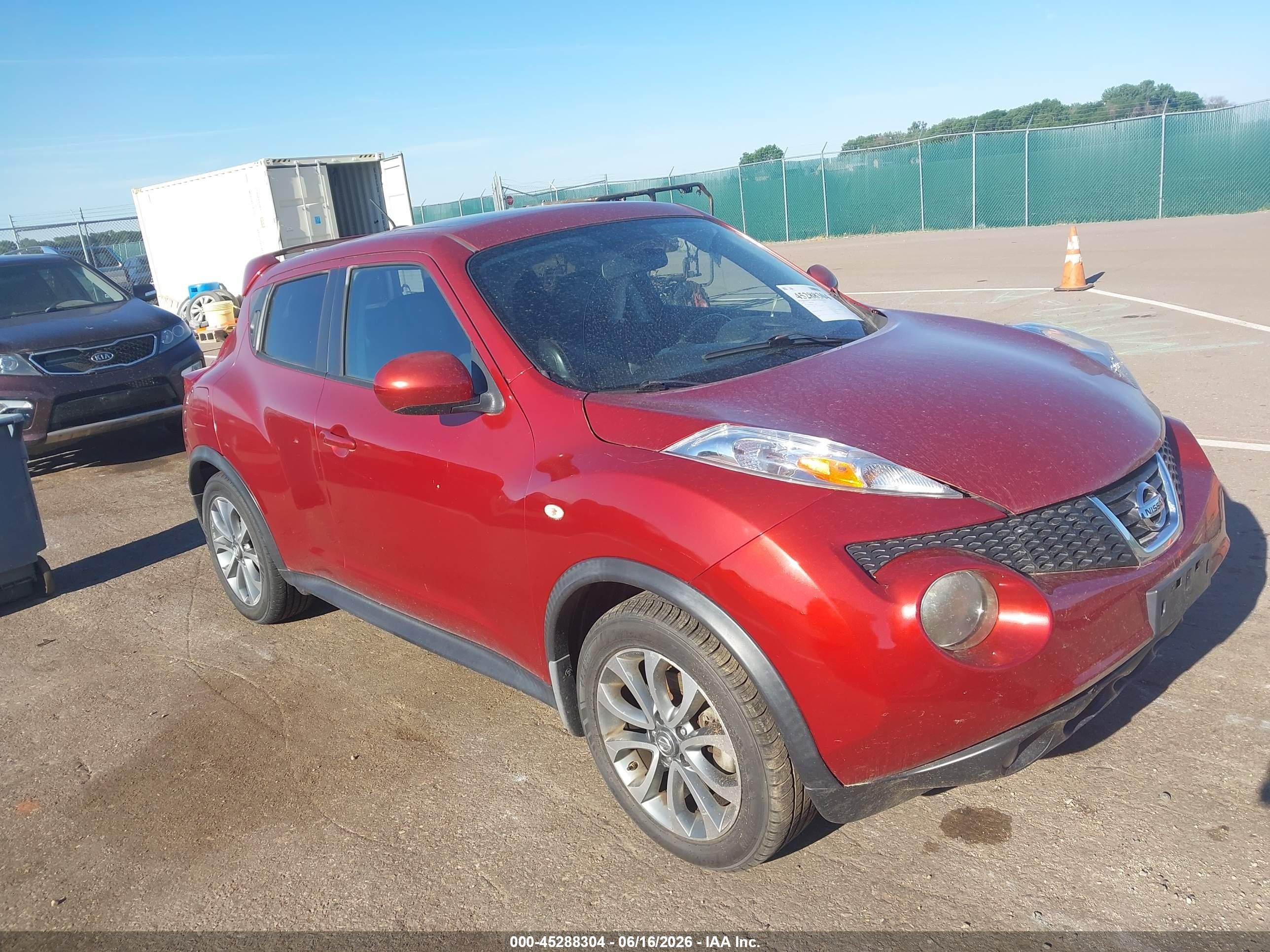 2012 Nissan Juke Sl Красный vin: JN8AF5MV8CT125082