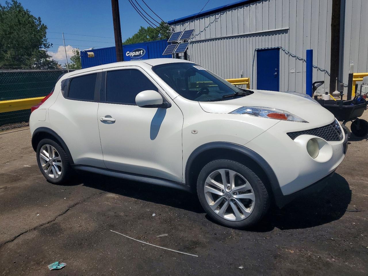 2013 Nissan Juke S White vin: JN8AF5MV8DT207587